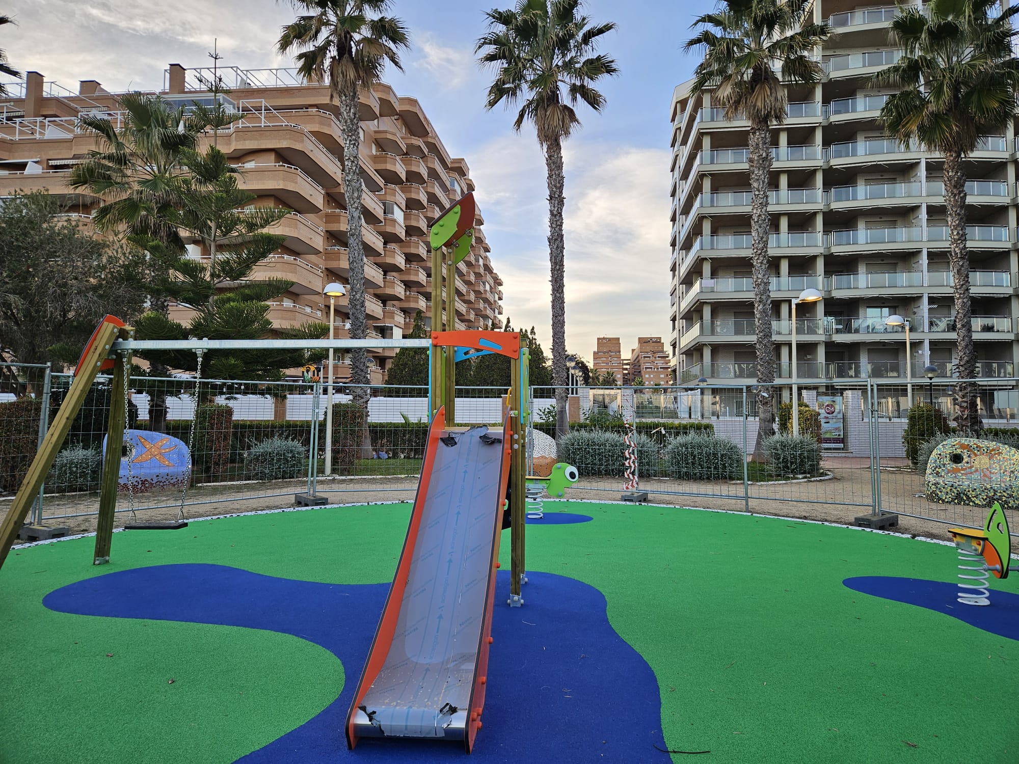 Foto d'un parc renovat a Orpesa