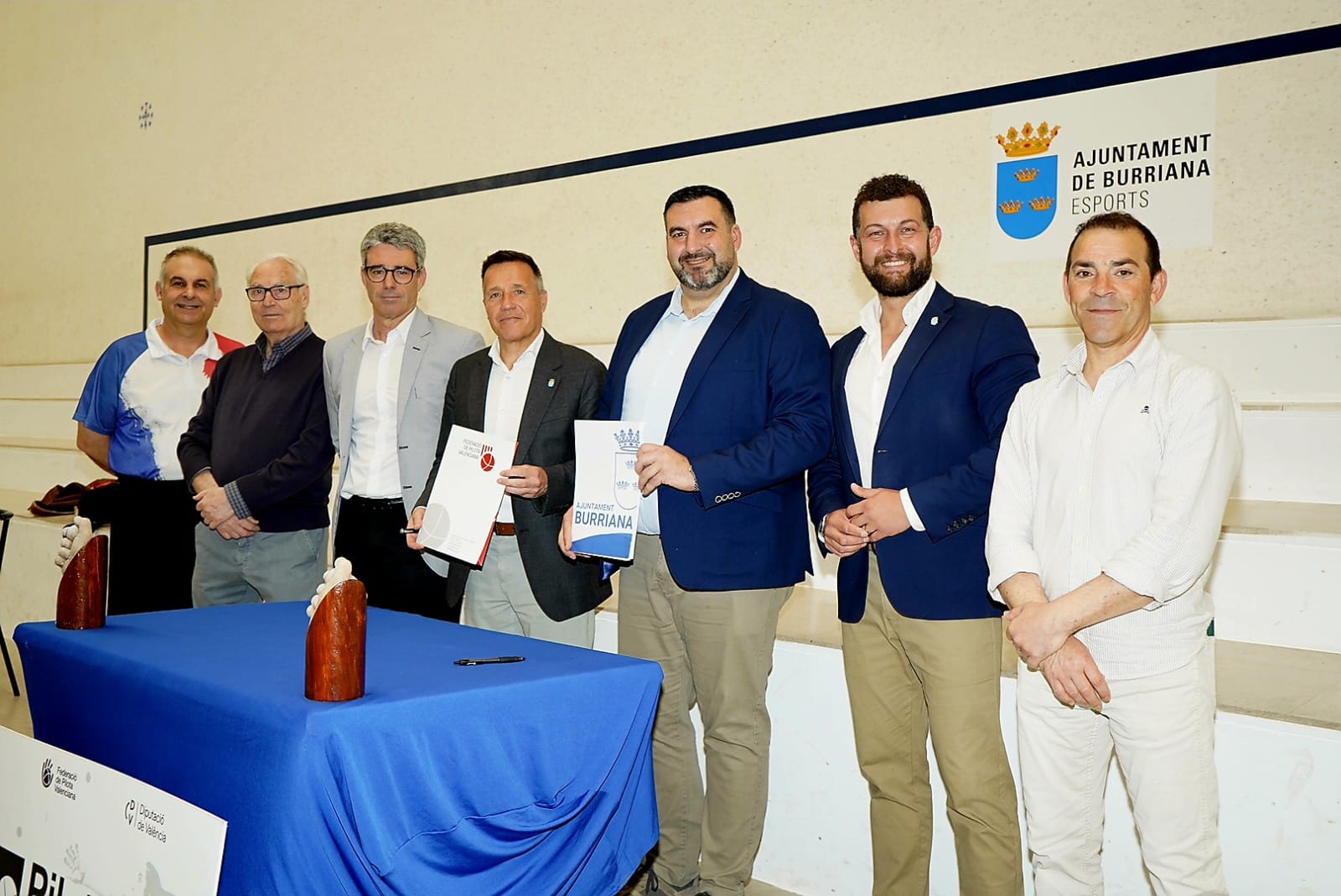 Conveni entre l'Ajuntament de Burriana i la Federació de Pilota
