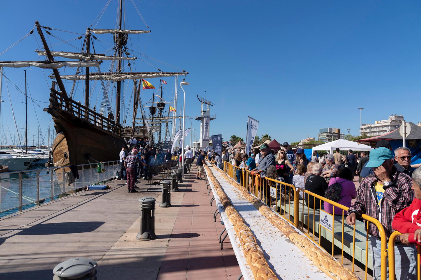 Entrepà de sèpia gegant a Escala a  Castelló