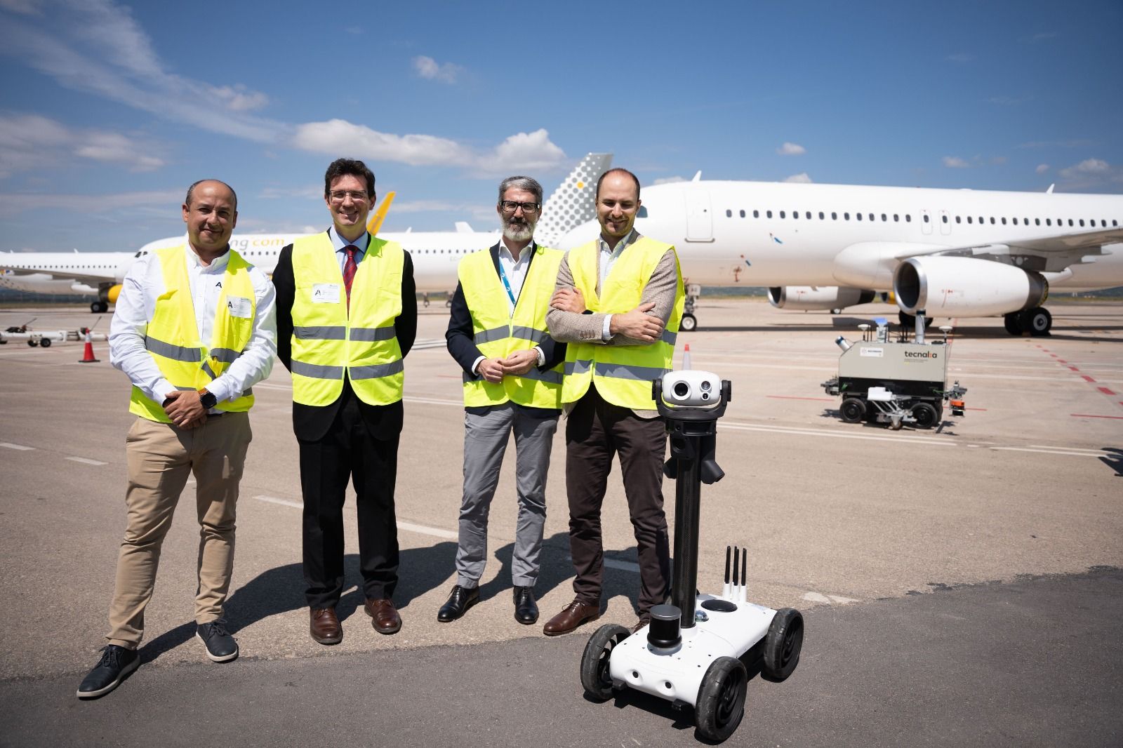 Presentació de ‘The SkyBot Lab’ a l'aeroport