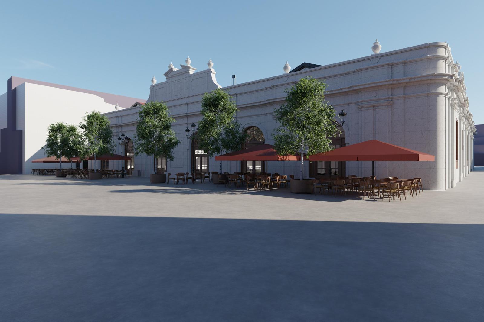Recreación del nuevo Mercado Central de Castellón