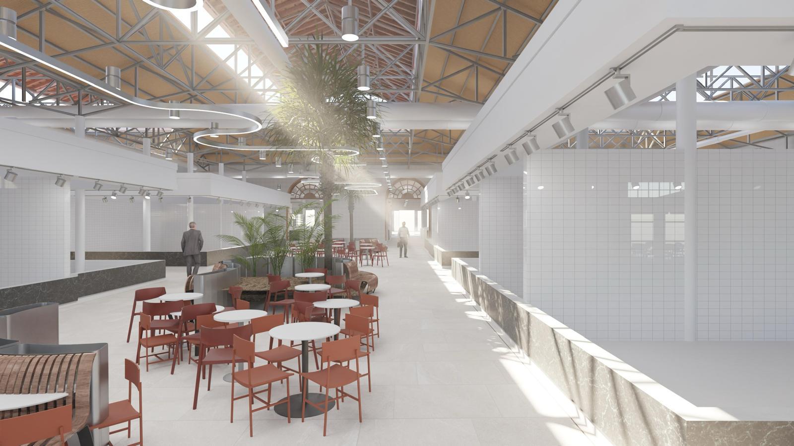 Recreación del nuevo Mercado Central de Castellón