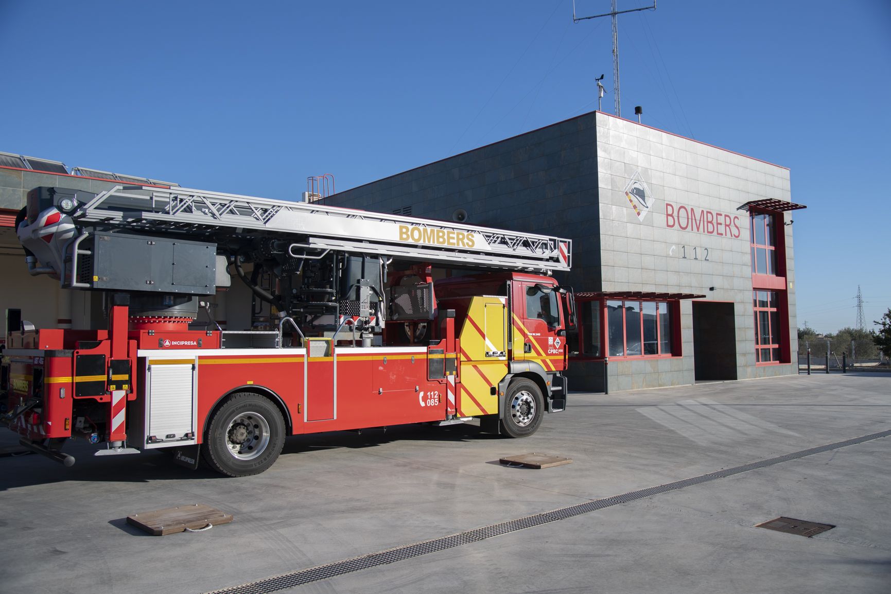 Equip de bombers del Consorci Provincial de Bombers