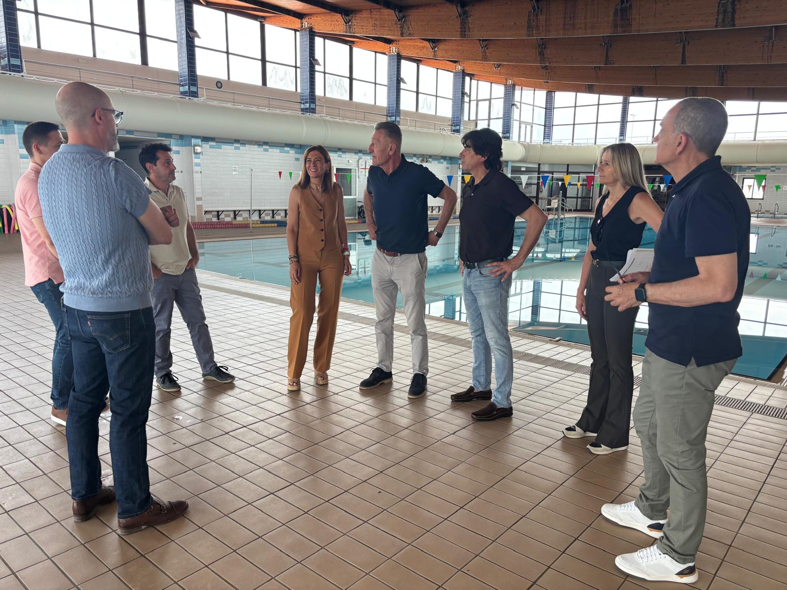 Obras en la piscina municipal de Almassora