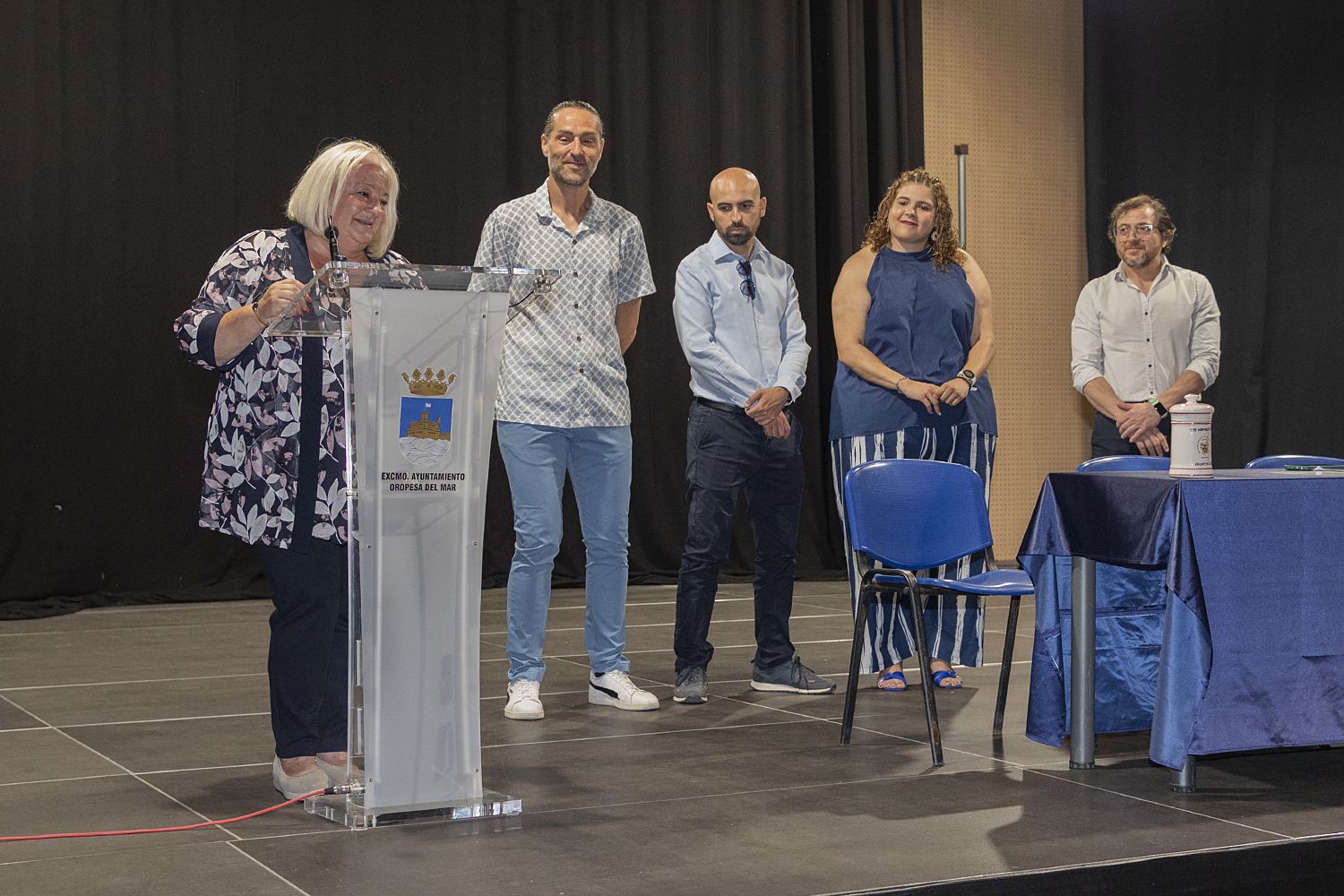 L'alcaldessa d'Orpesa en un acte