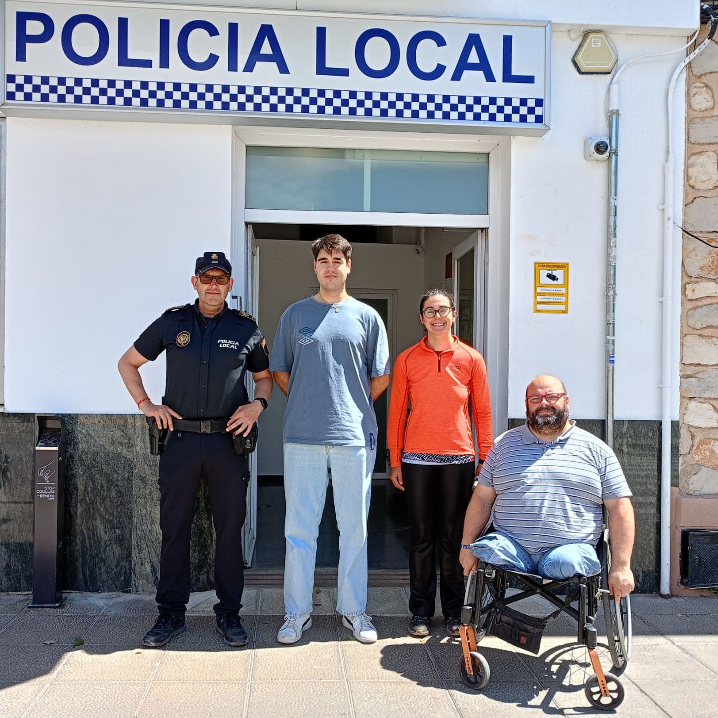 La Policia de Benicarló reforça el seu compromís amb la formació acollint alumnes en pràctiques