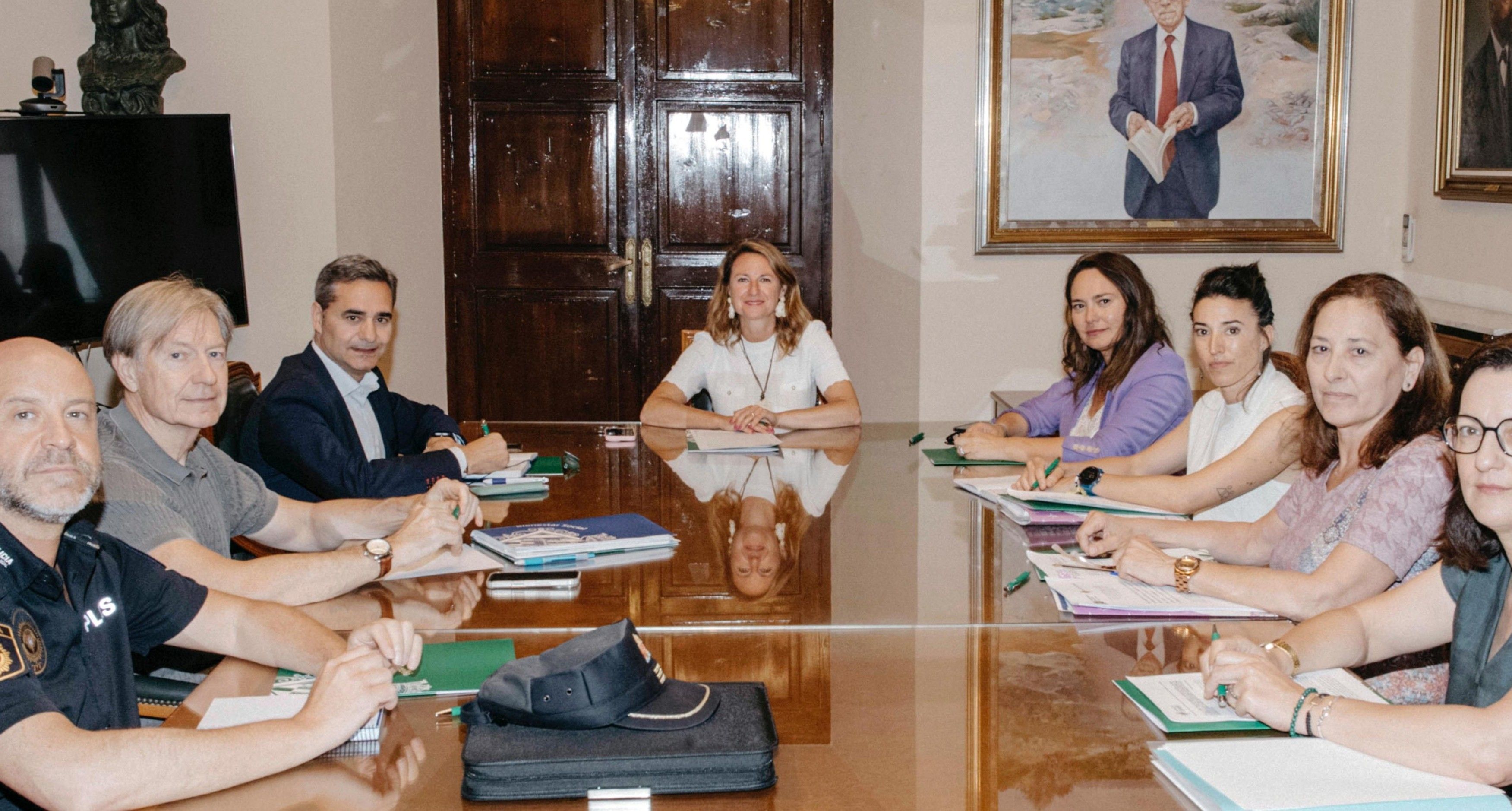 Carrasco en la reunión sobre protocolo de VioGen
