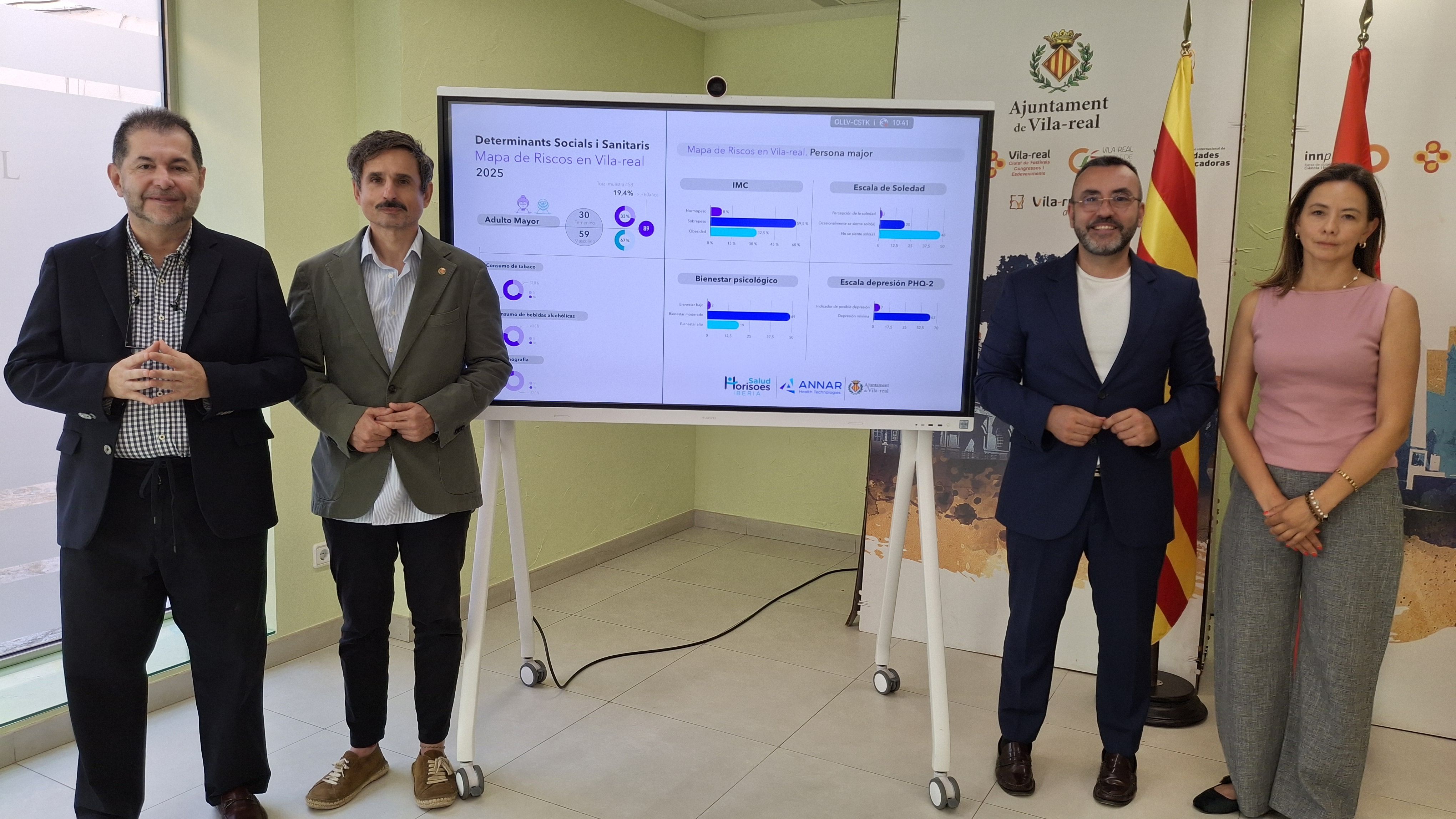 presentació dels resultats de l’estudi sobre riscos socials i sanitaris