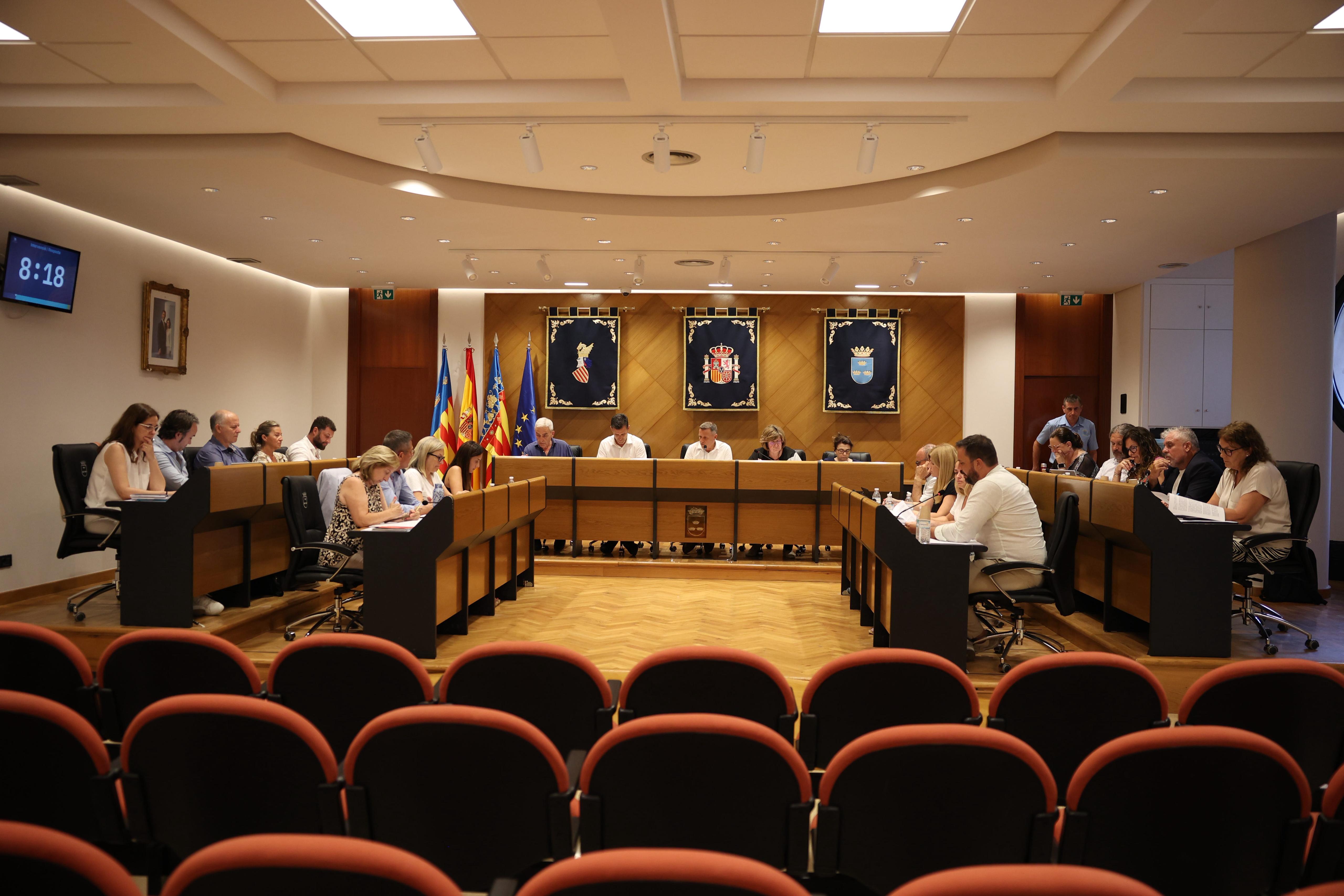 Pleno de julio de Burriana