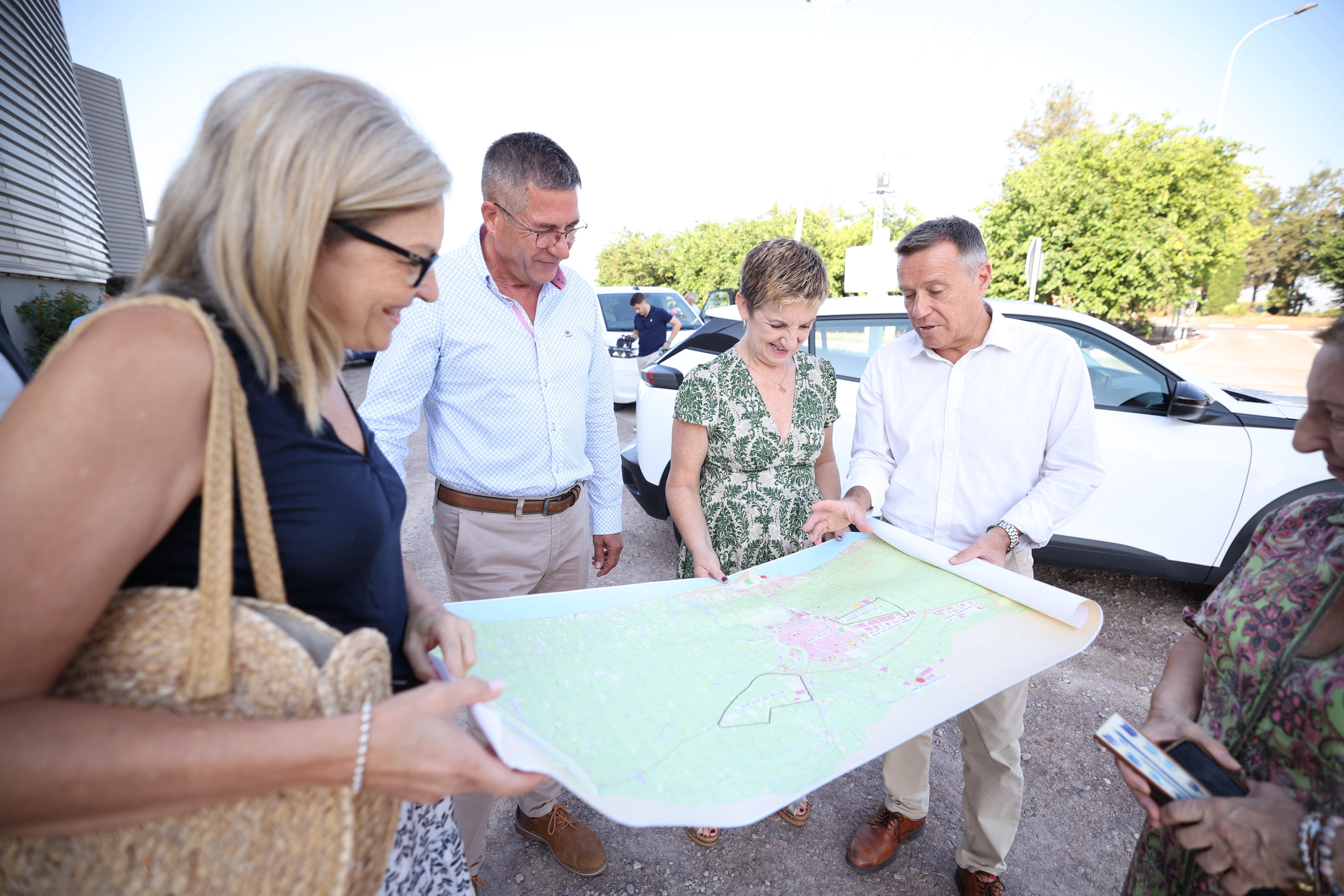 Visita de Marián Cano a Burriana