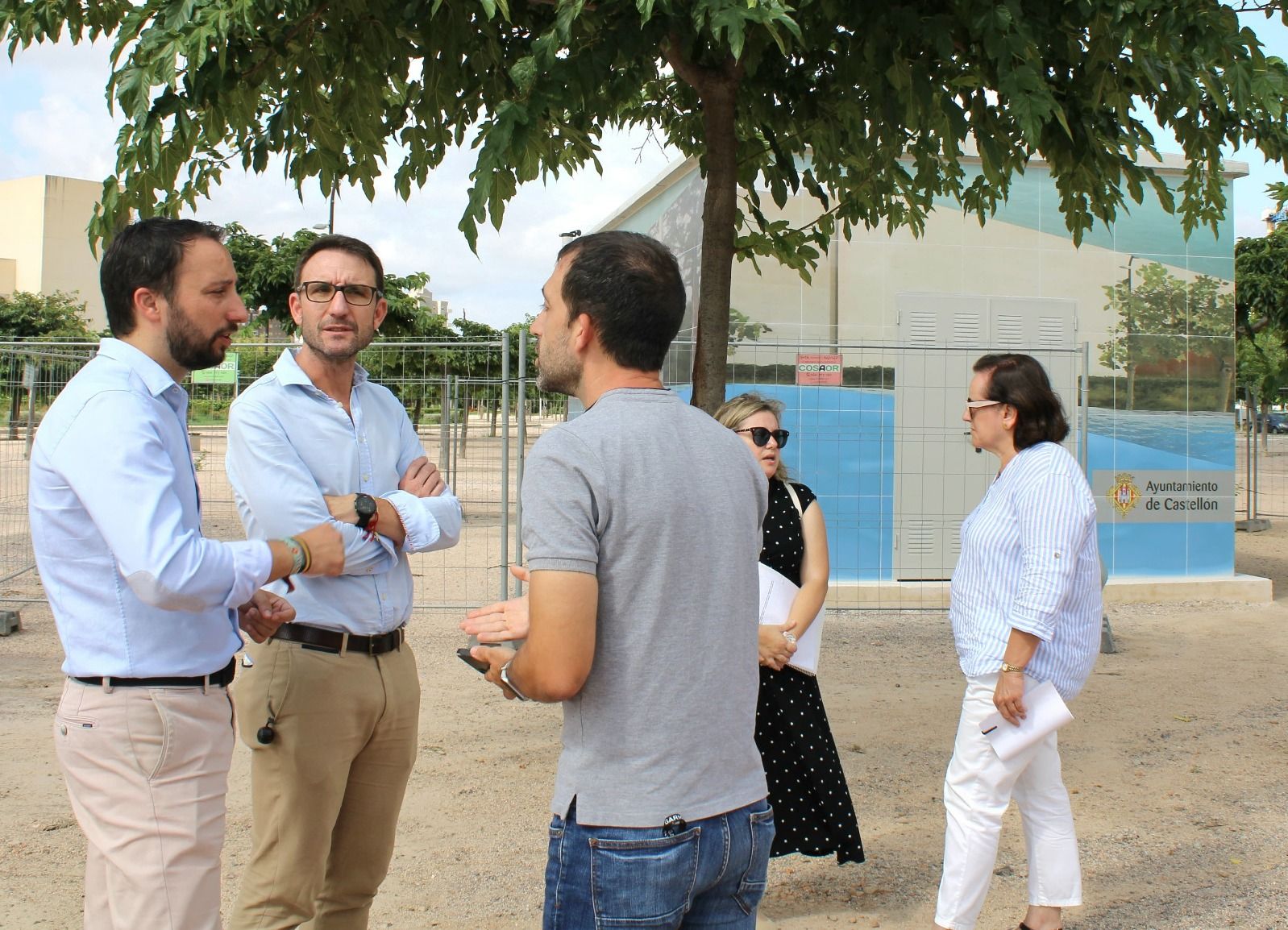 Toledo visita la nueva estación bombeo en el Auditori
