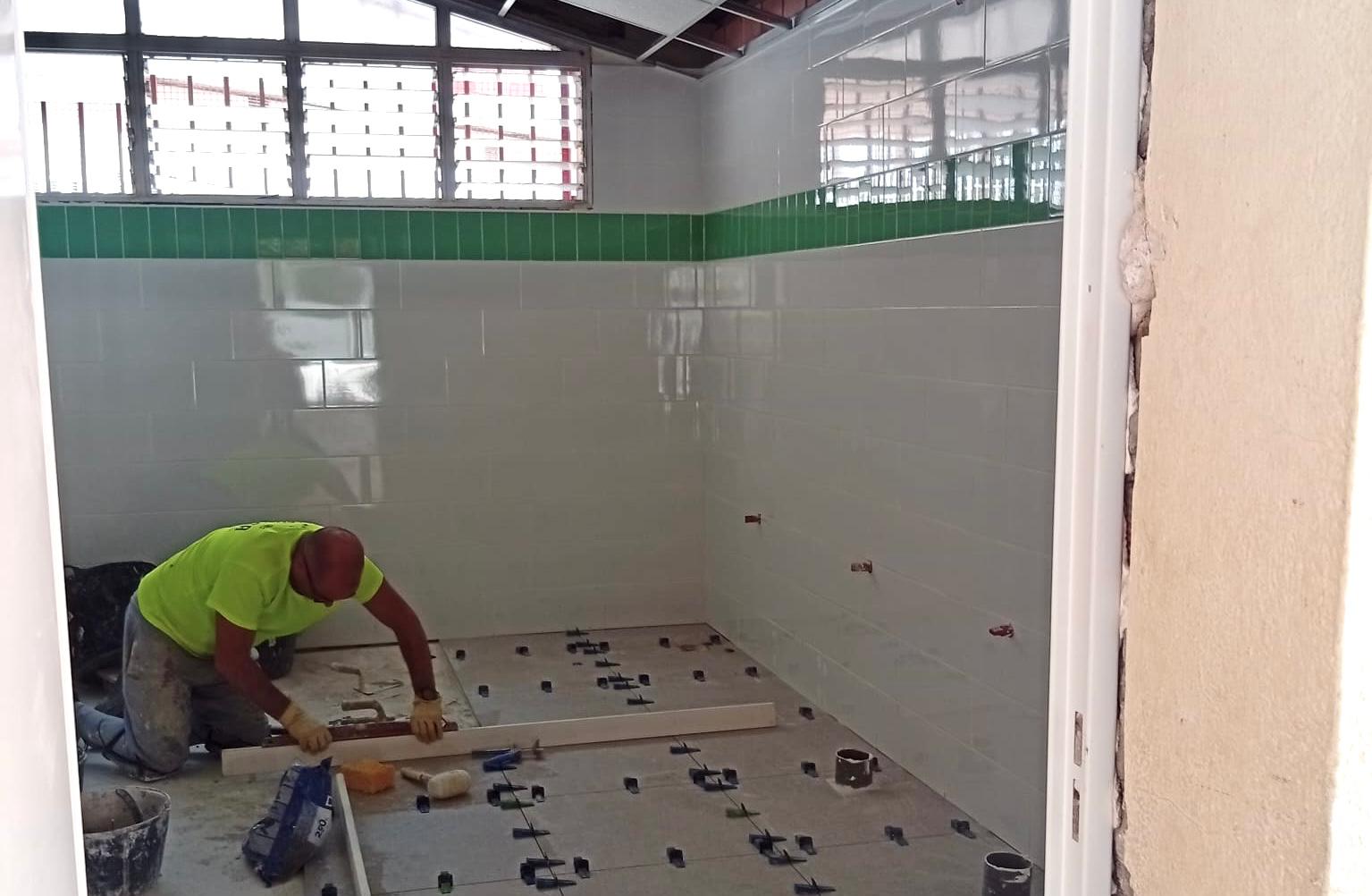 Reforma en un colegio de Castellón