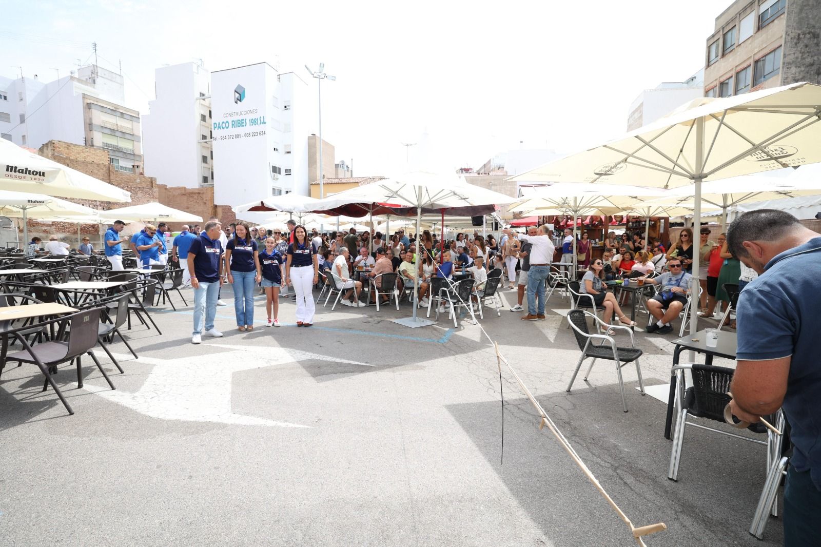 Traca d'inauguració del Mesón del Vi i la Tapa de Borriana