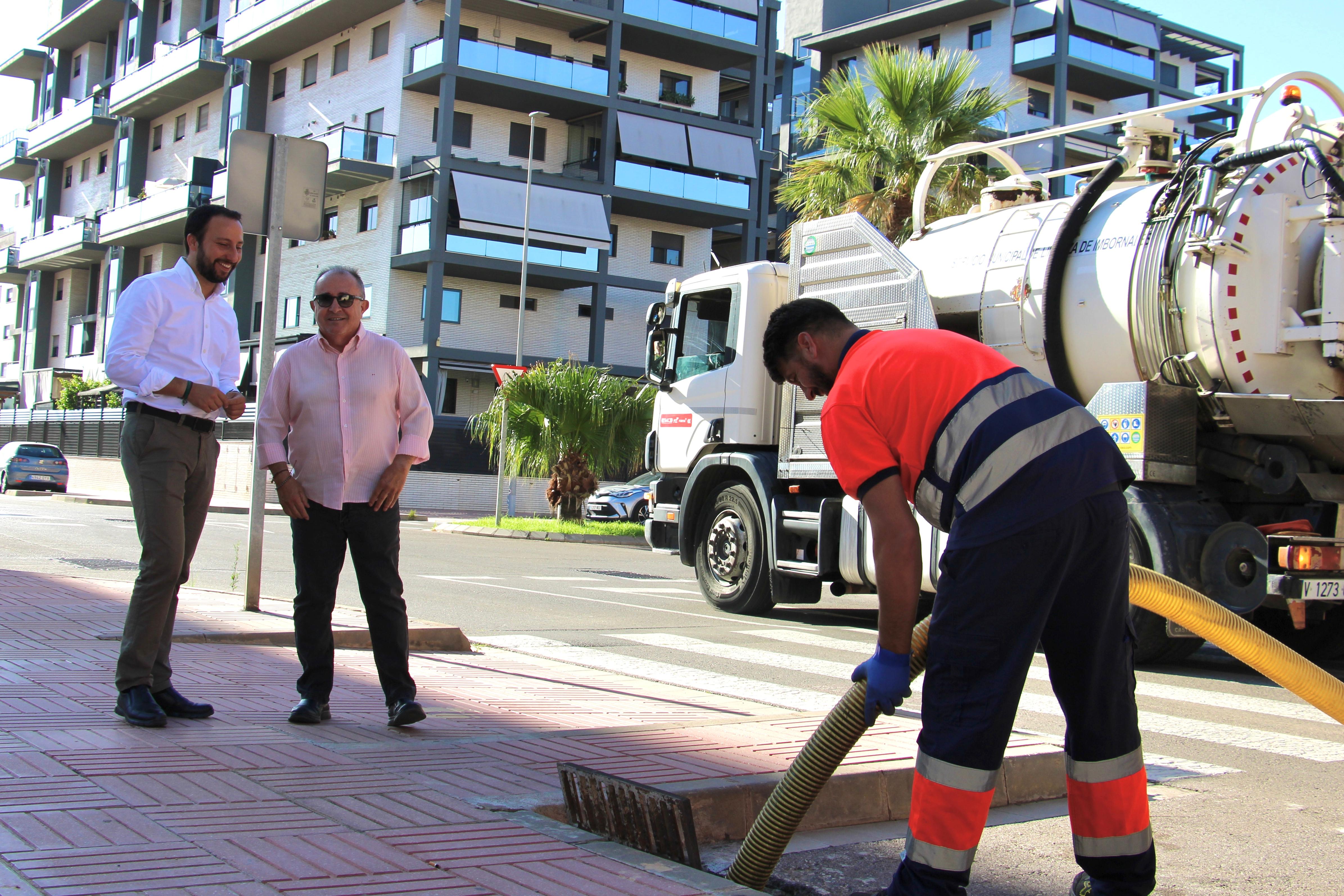 Limpieza de imbornales en Castellón