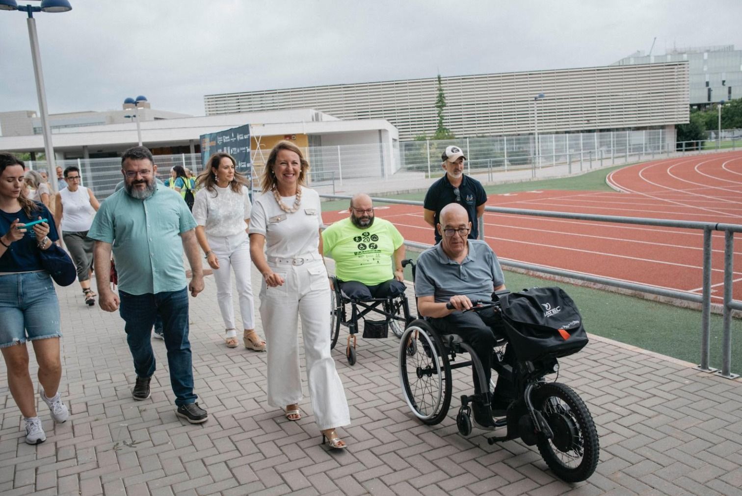 Begoña Carrasco en la jornada de inclusión de Cocemfe