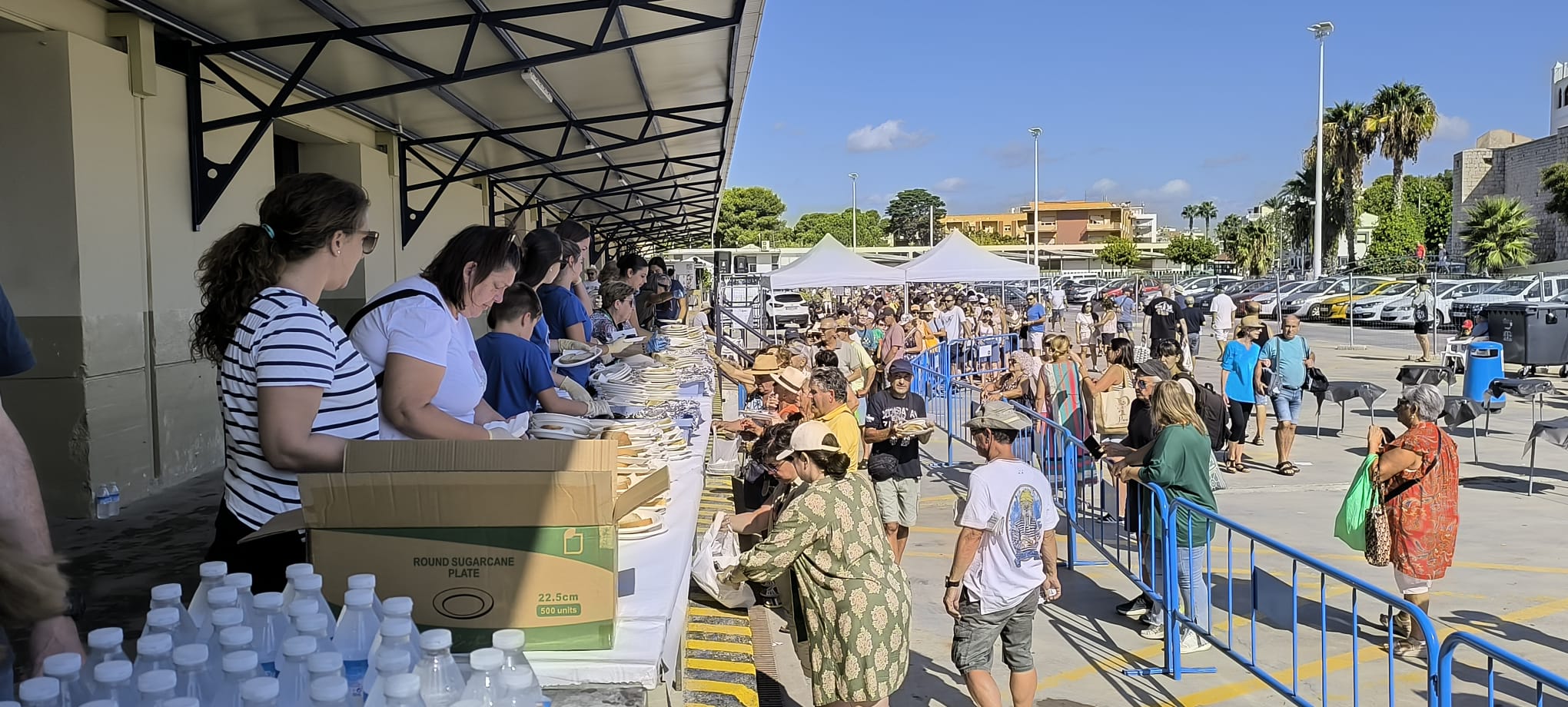 Sardinada en las Fiestas de Peñíscola