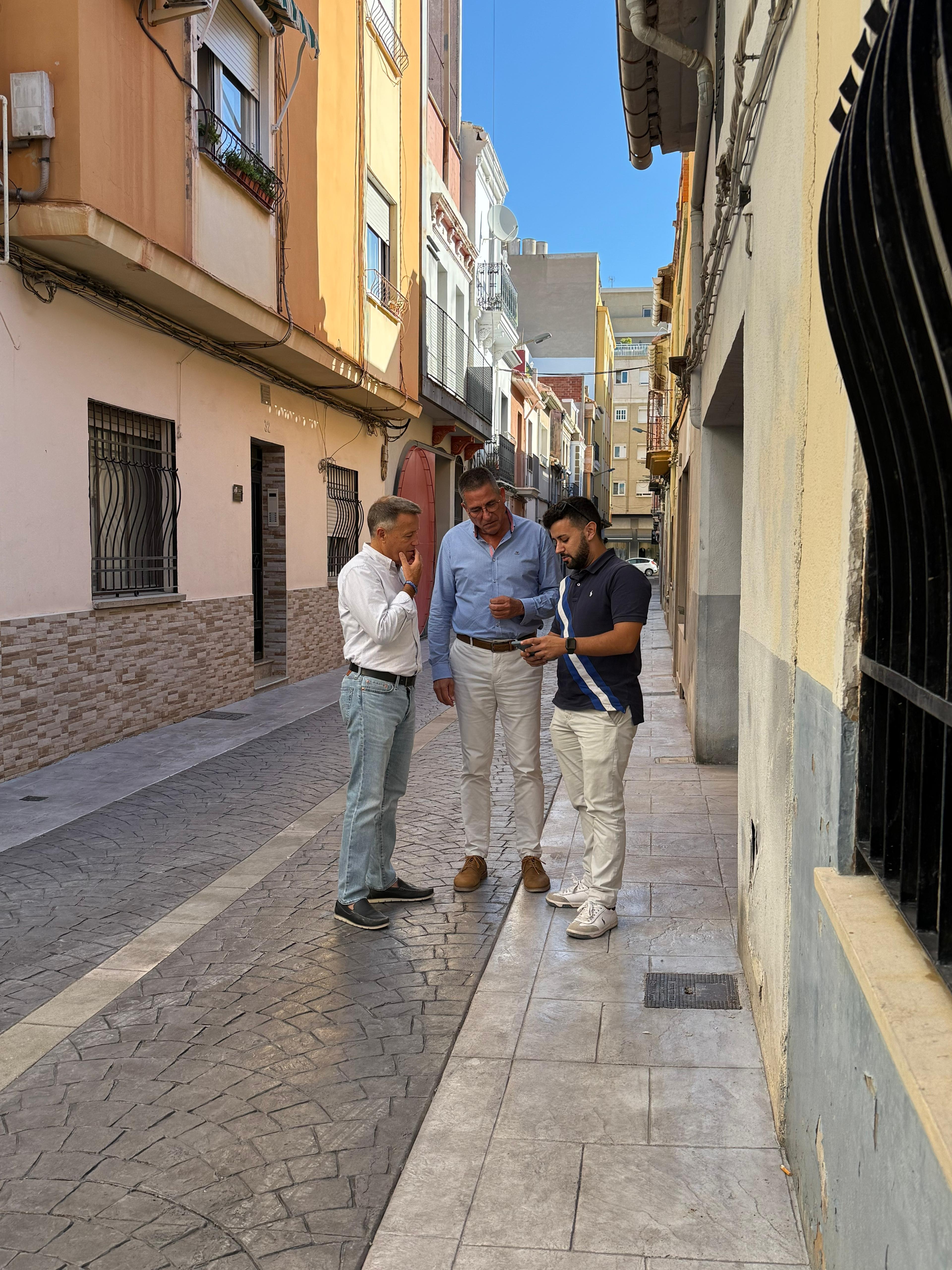 Millores en el carrer Santa Ana de Burriana