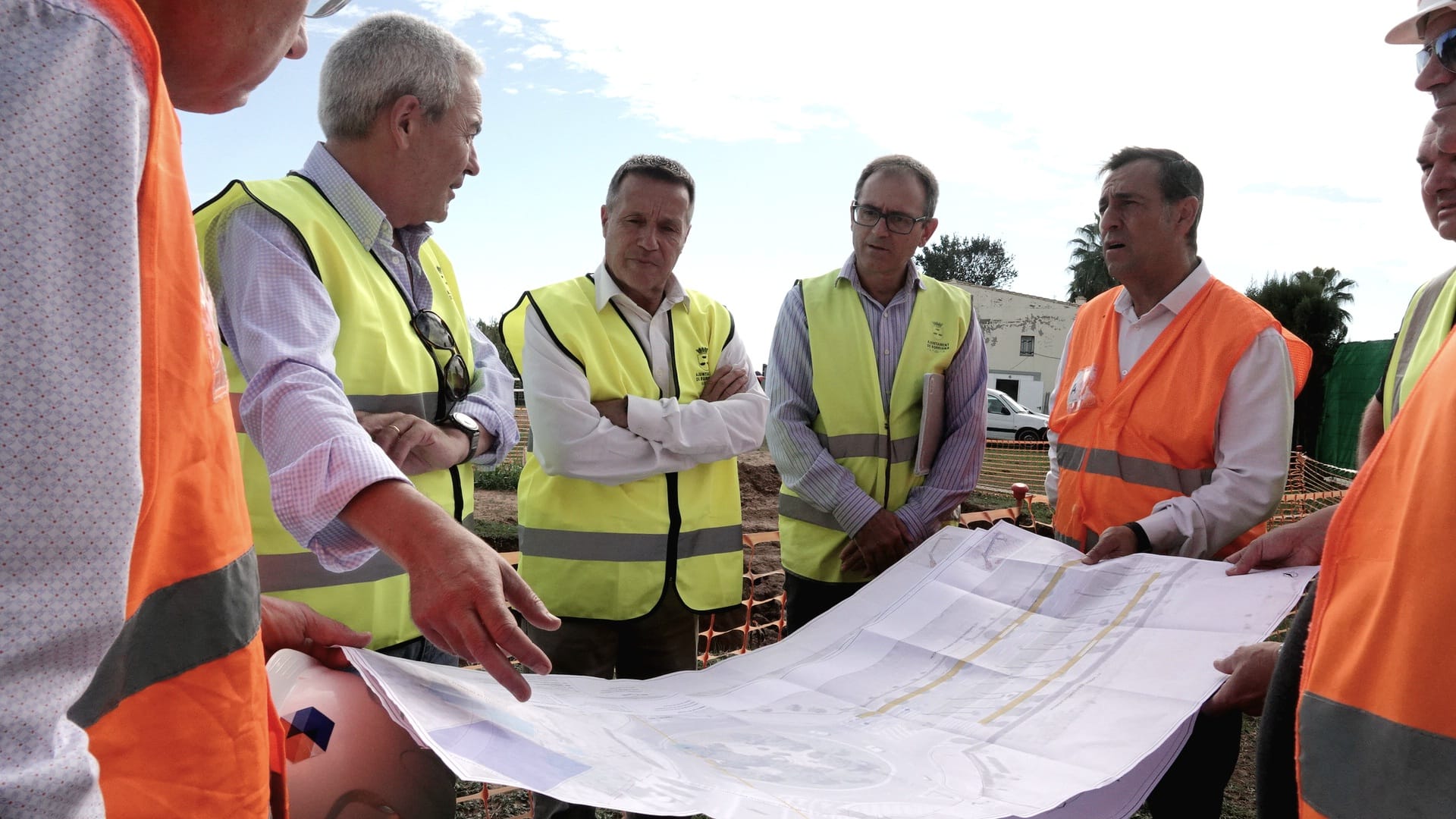 Obras en el colector de pluviales de la avenida Cardenal Tarancón de Burriana