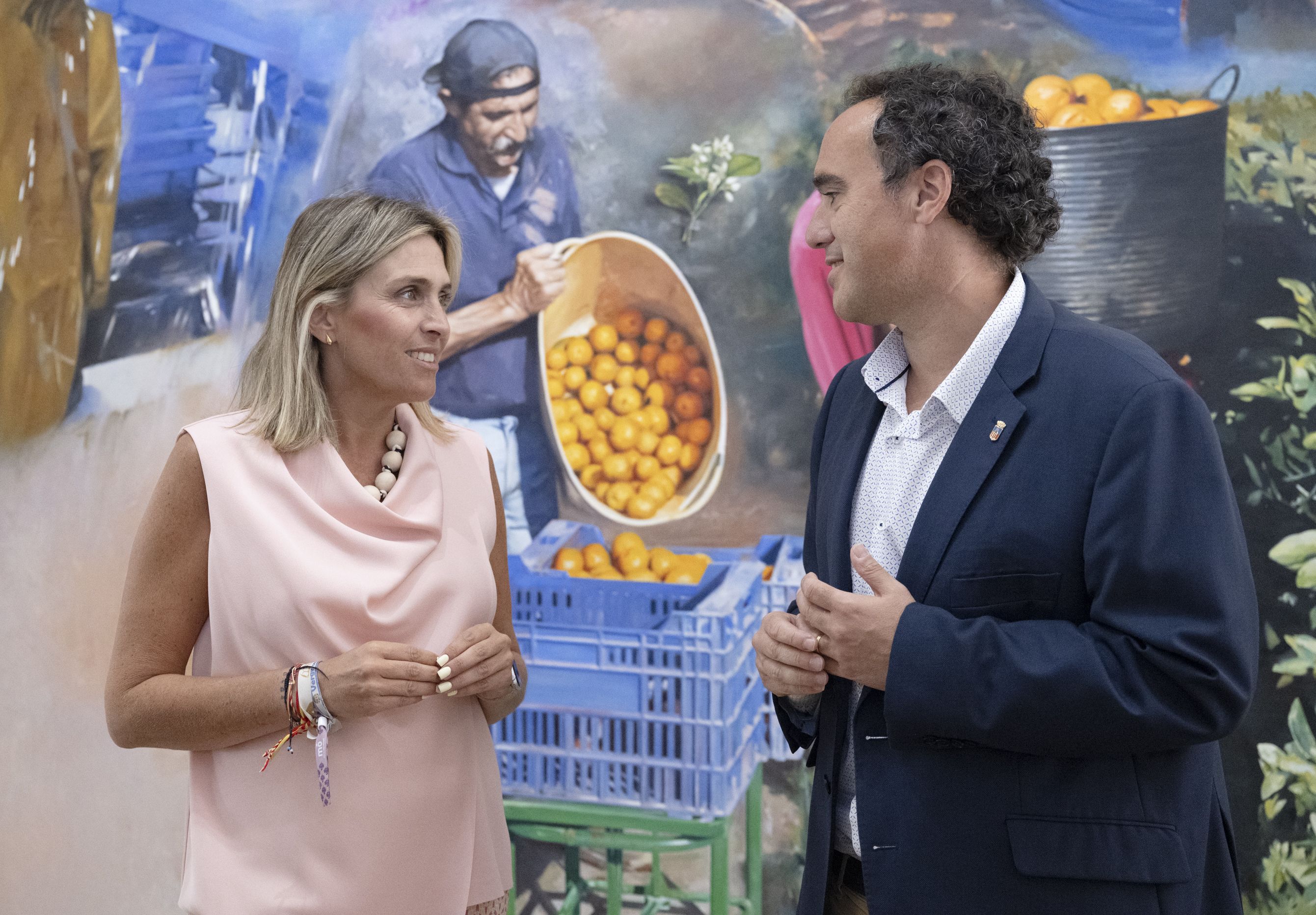 Presidenta Marta Barrachina y diputado José María Andrés