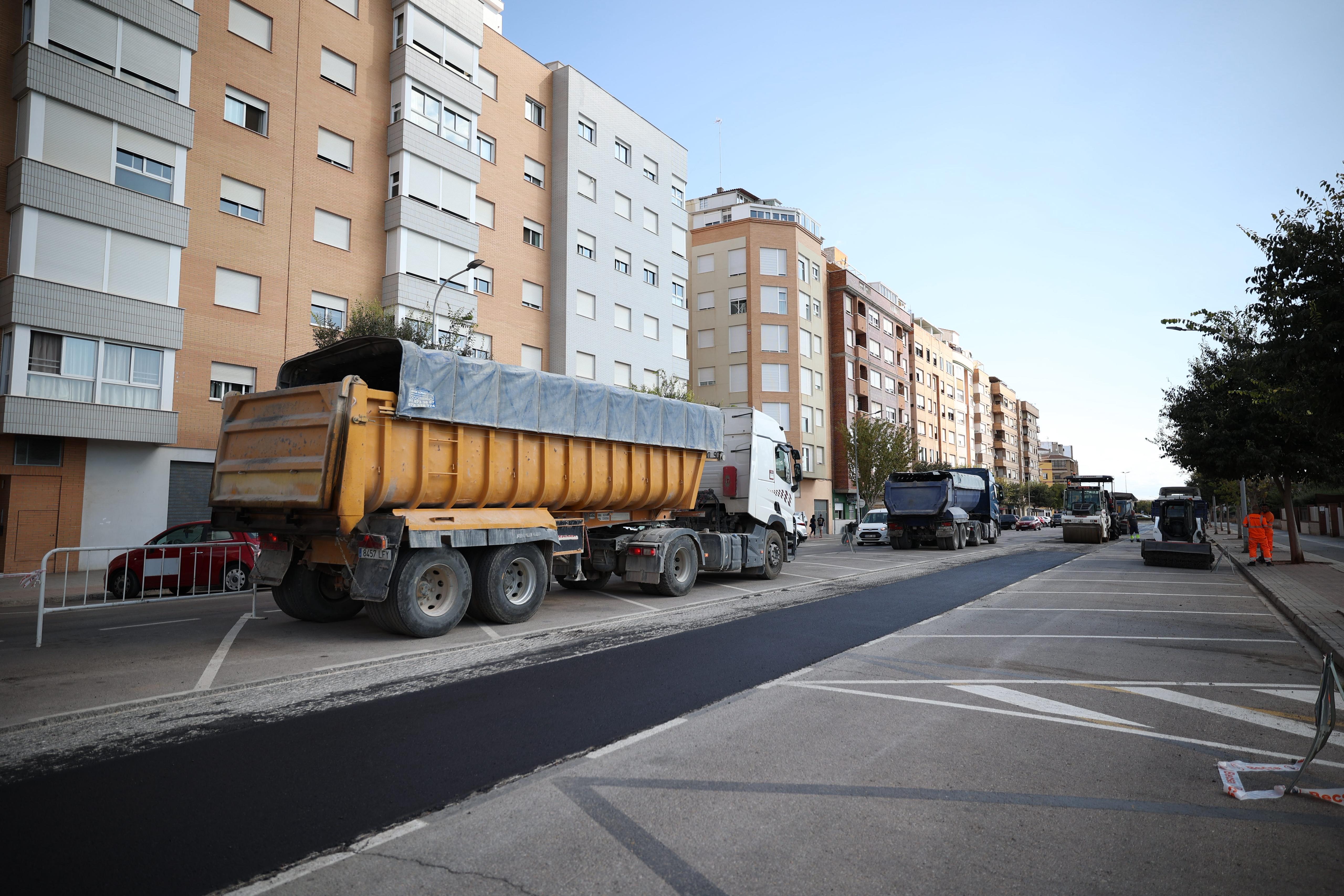 Mejora de la pavimentación en la avenida Jaume I de Burriana