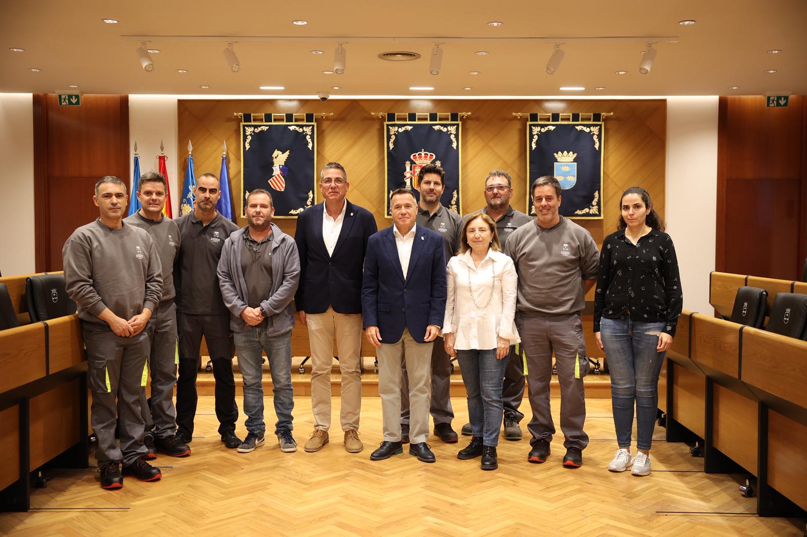 Nous empleats de la Via Pública a Borriana