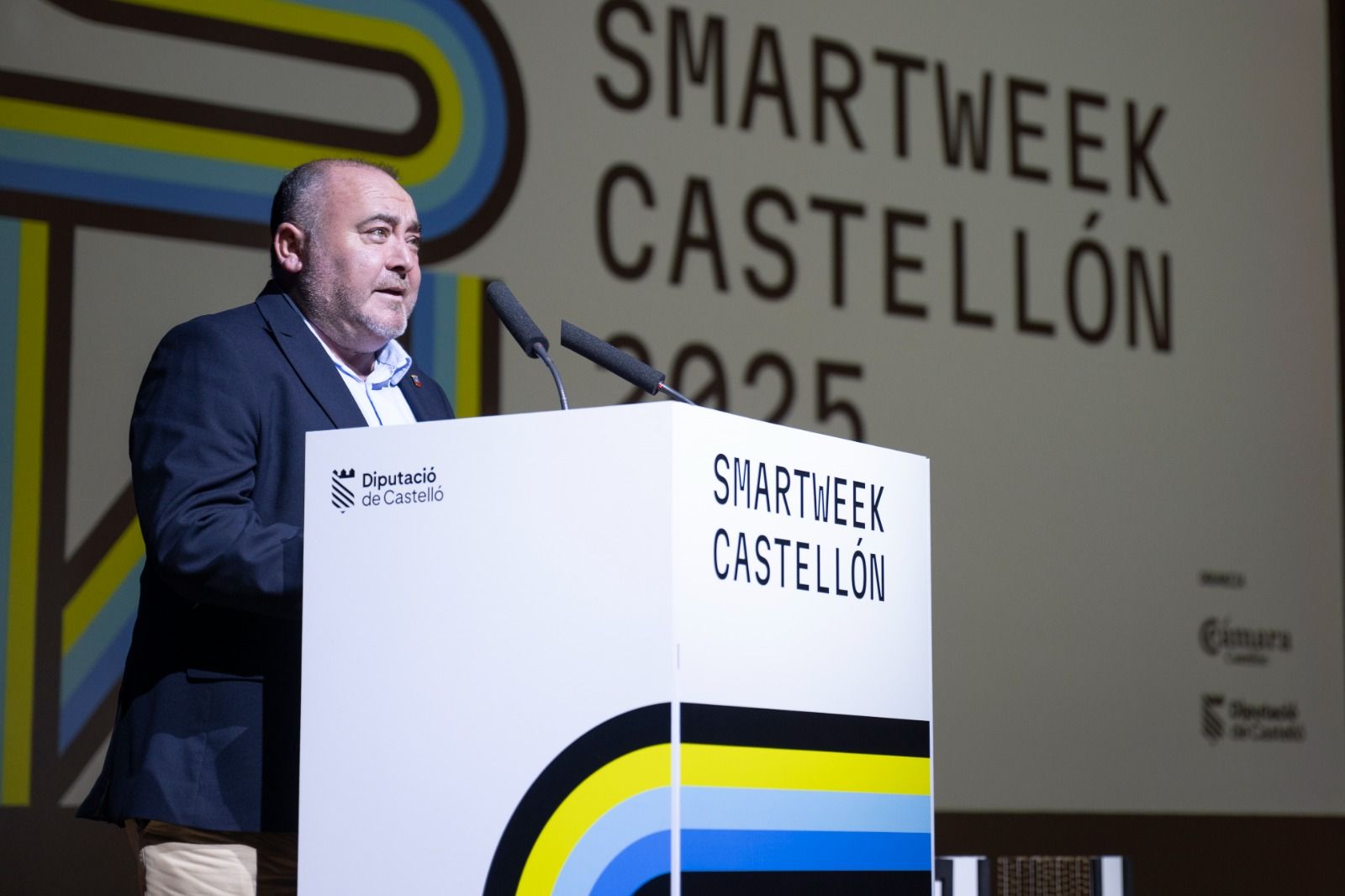 El diputat Vicente Pallarés en l'acte de la Smart Week 2025