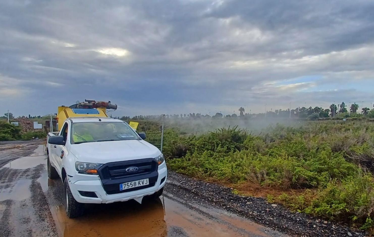 Fumigació contra mosquits en Castelló
