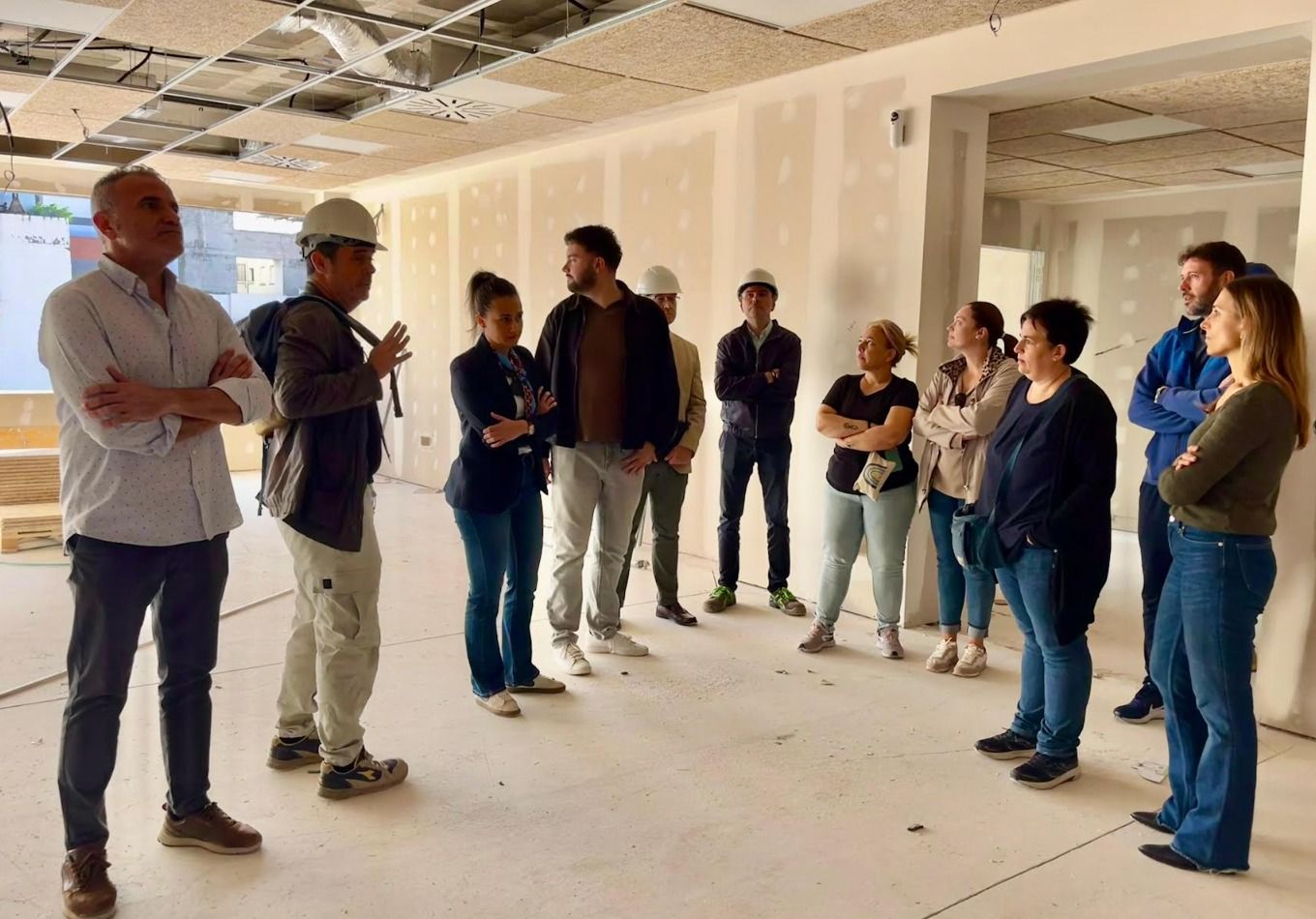 Obres del nou col·legi de La Vall d'Uixó