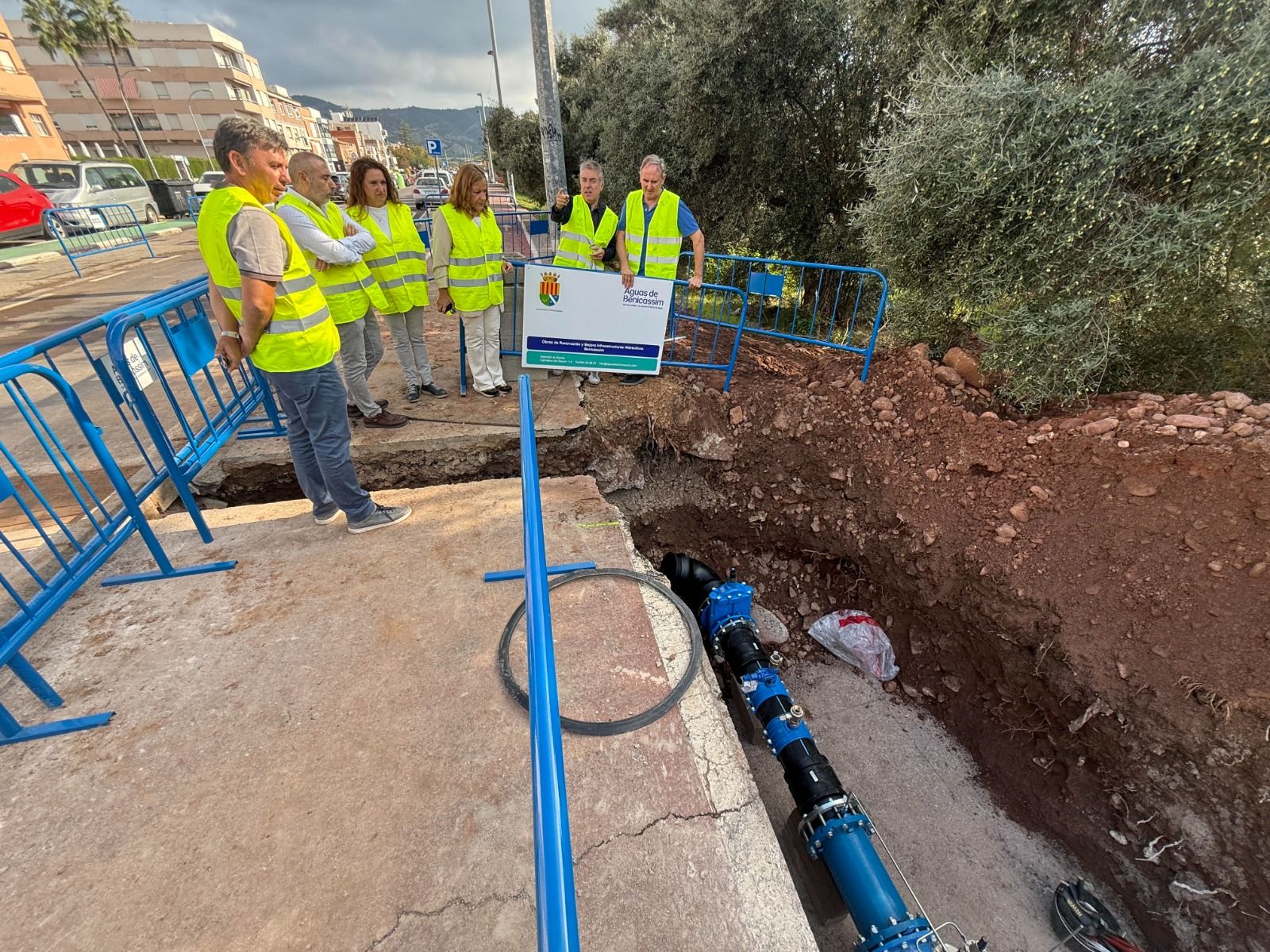 Tuberia d'aigua potable en Benicàssim