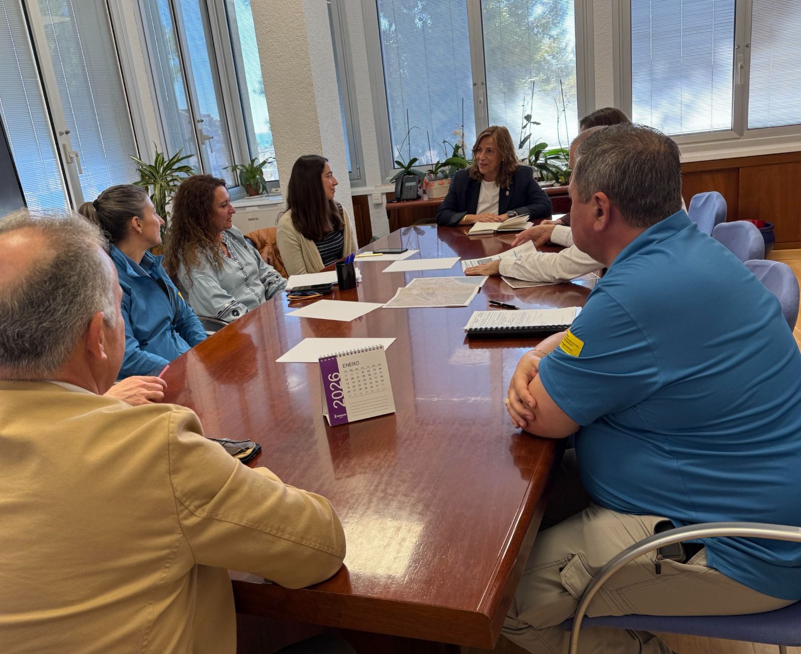 Reunió de l'Ajuntament de Benicàssim amb la CHJ