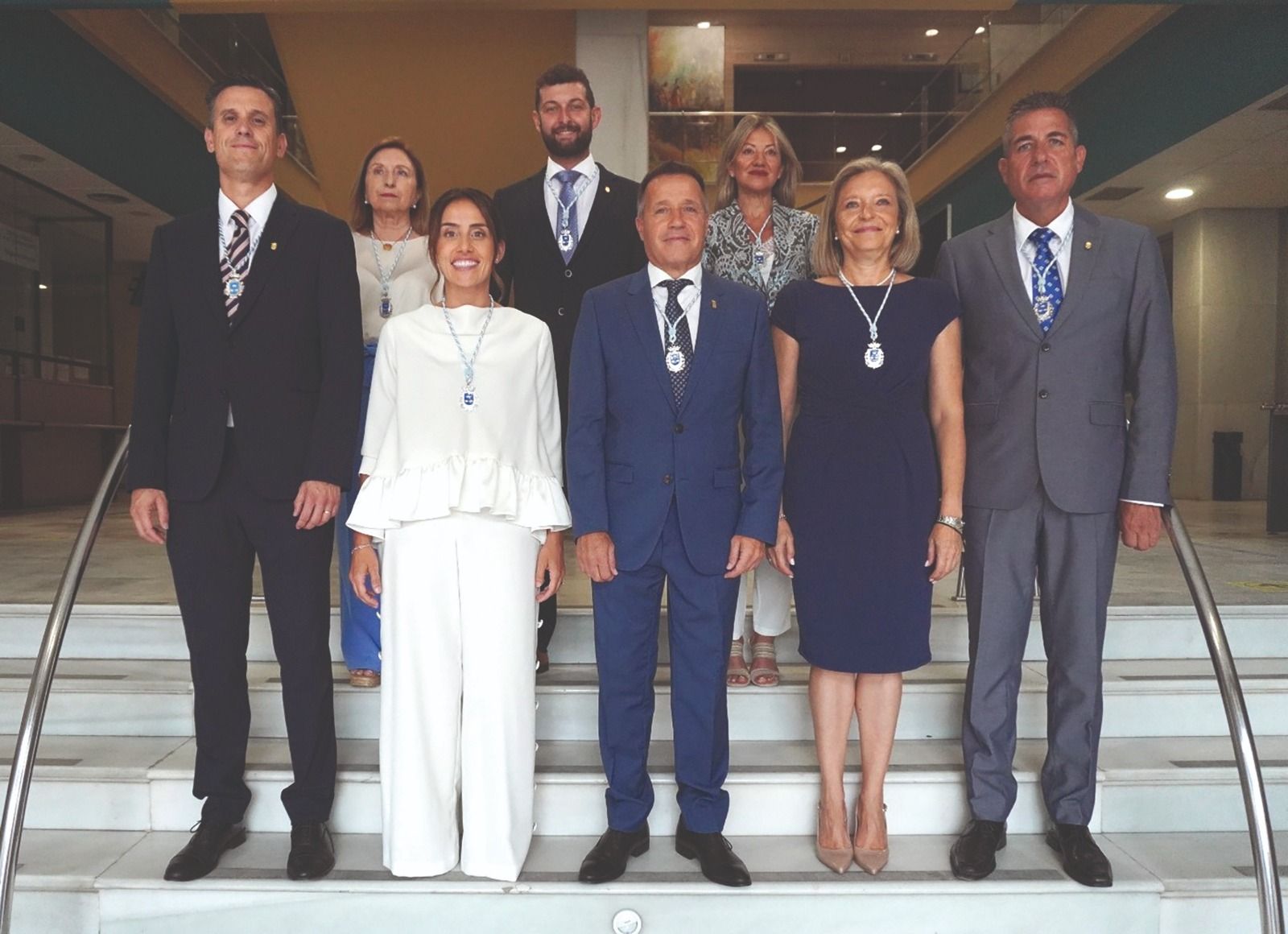 Foto institucional del nou equip de govern de Borriana