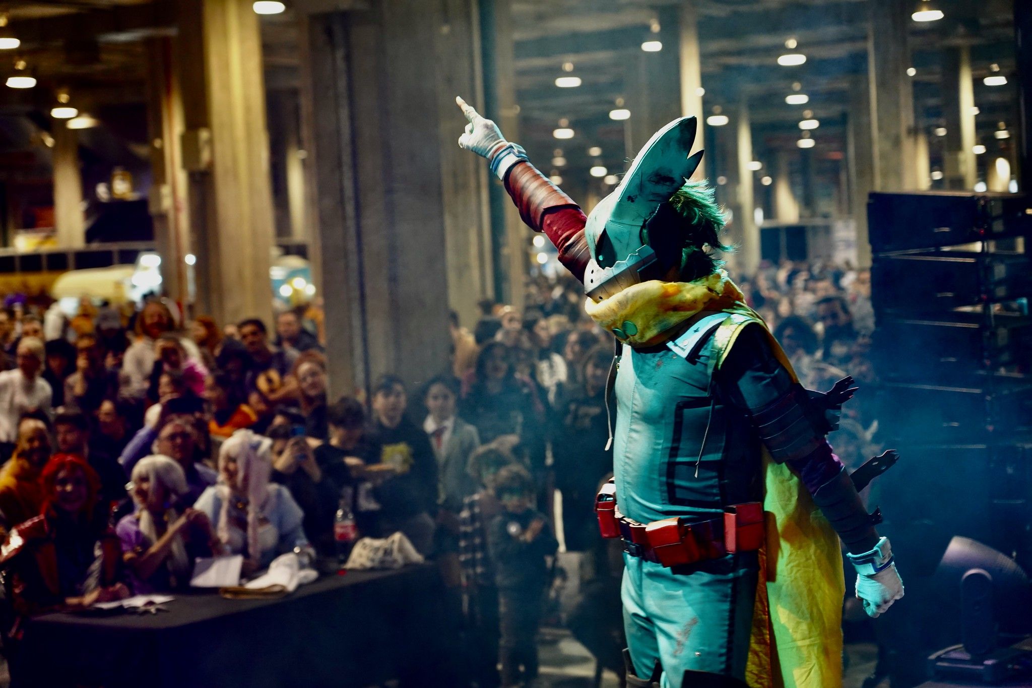 Una exhibición de superhéroes