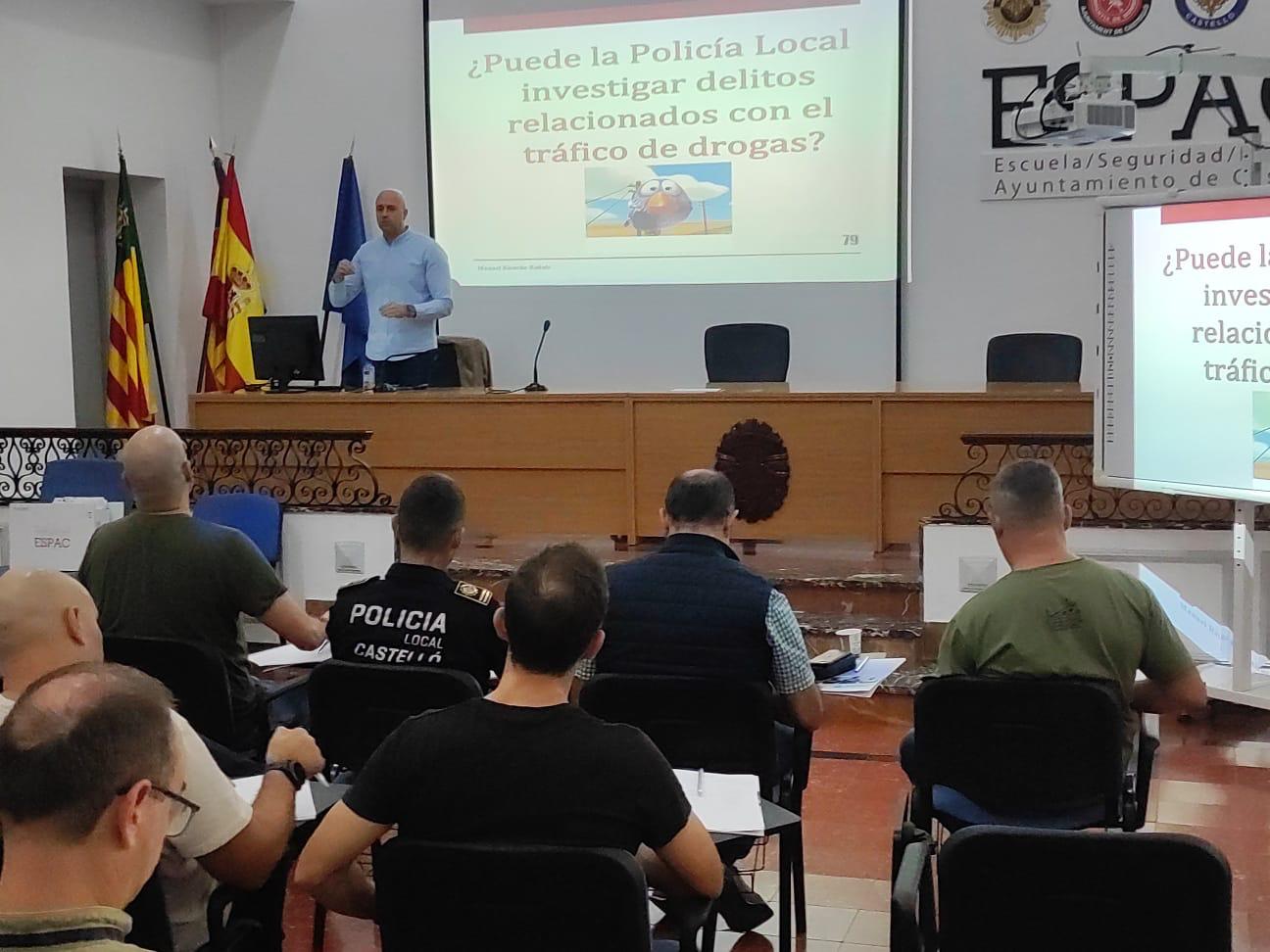Curso de la Policia Local de Castellón frente a las drogas