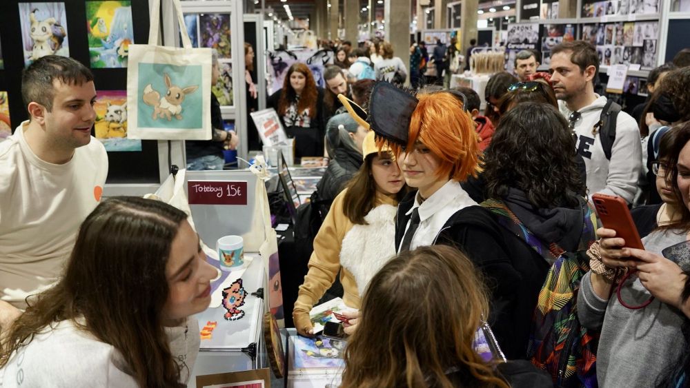 Stands en el Salón del Cómic