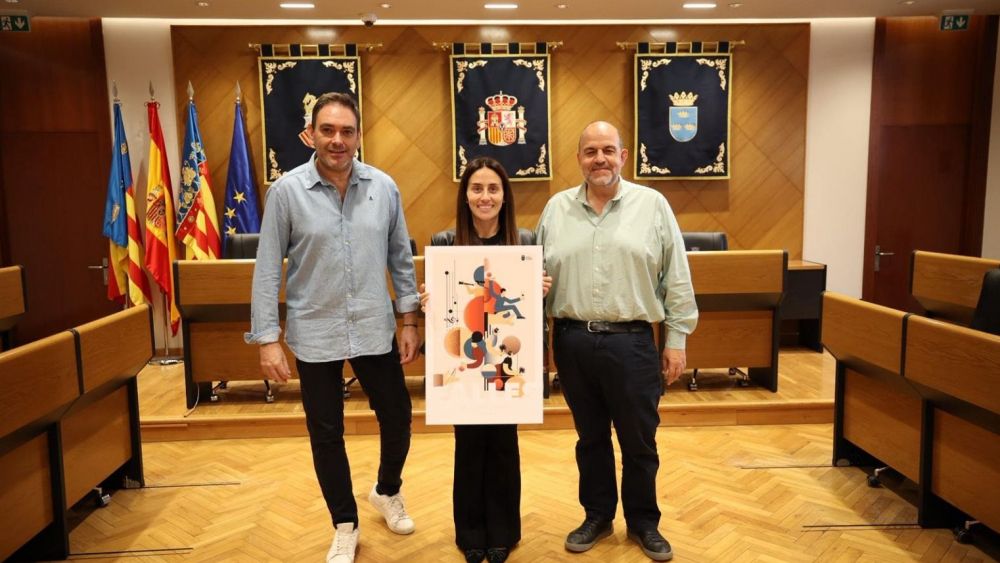 Presentació del cartell anunciador de les Falles 2026 de Borriana