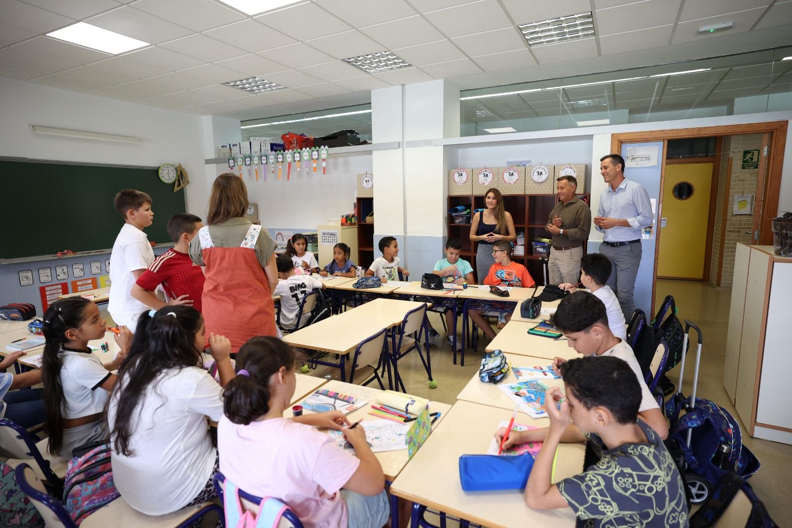 L'aula d'un col·legi de Borriana