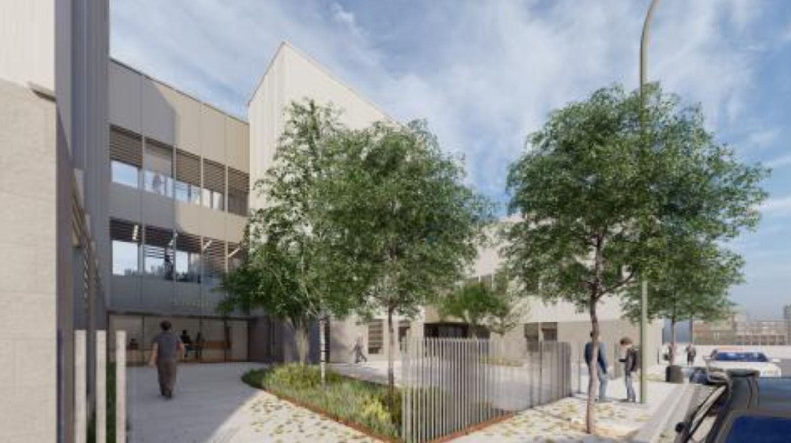 Recreació del centre de salut de Vinaròs