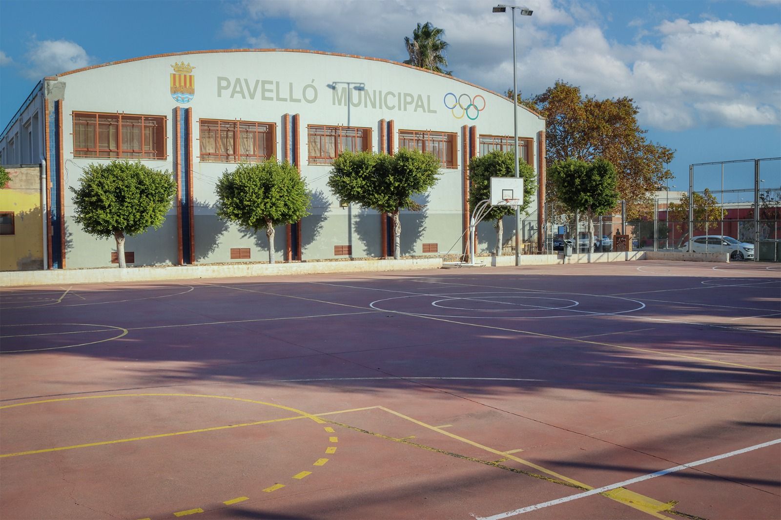 Pista exterior del pavelló municipal d'Onda