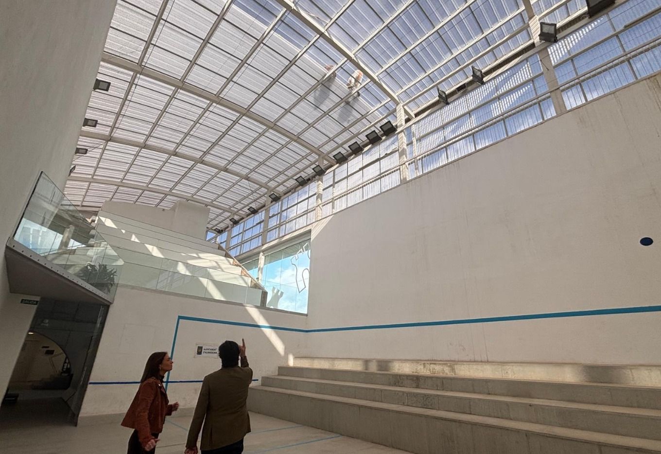 Nova coberta del trinquet d'Almassora