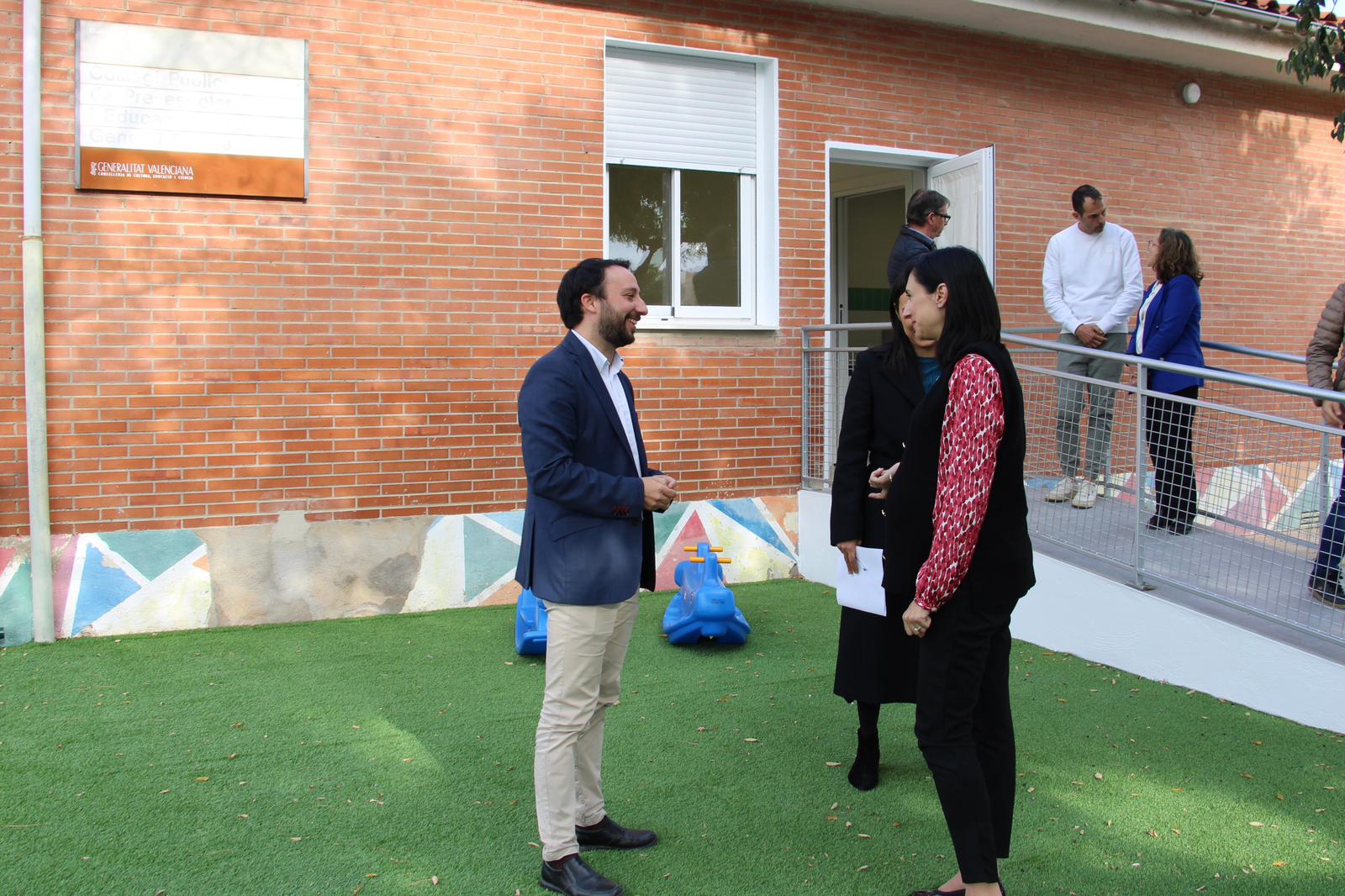 Obres de millores en centres educatius de Castelló.