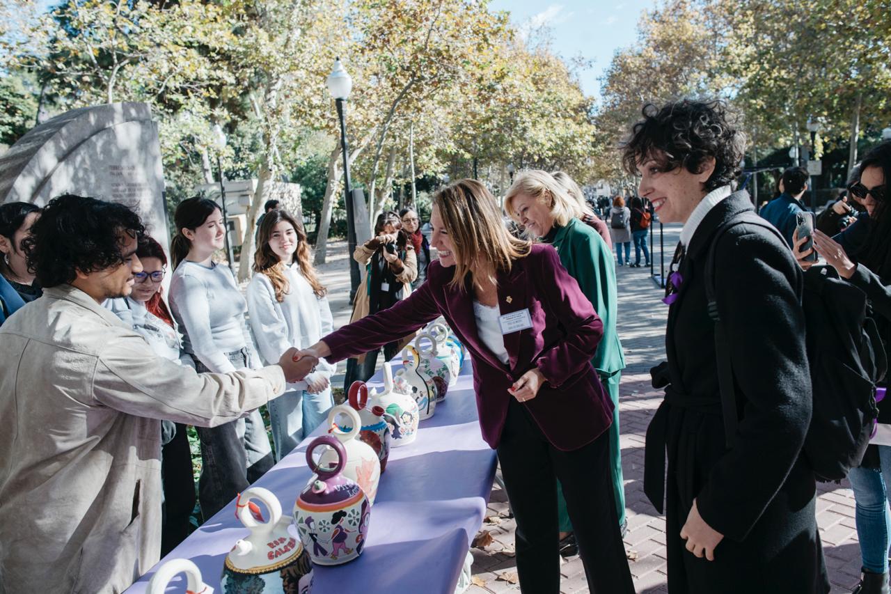 La alcaldesa Begoña Carrasco participa en el 25N de Castellón