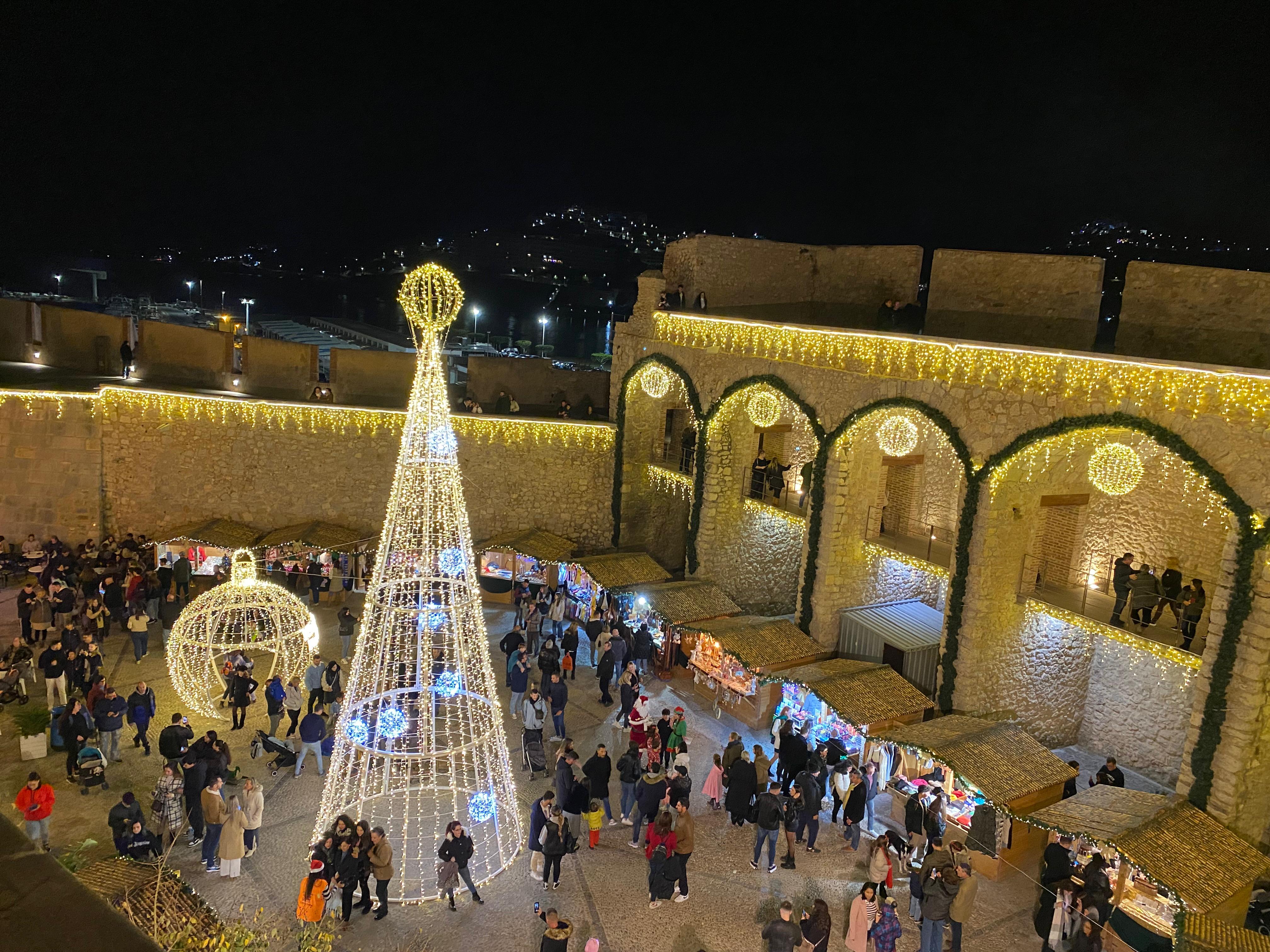 Llums de Nadal a Peníscola