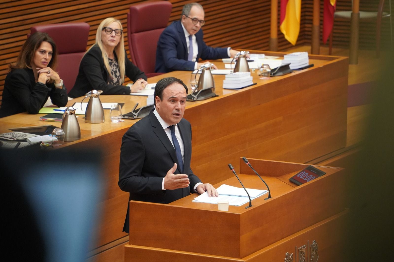 Pérez Llorca al discurs com a candidat a President de la Generalitat.