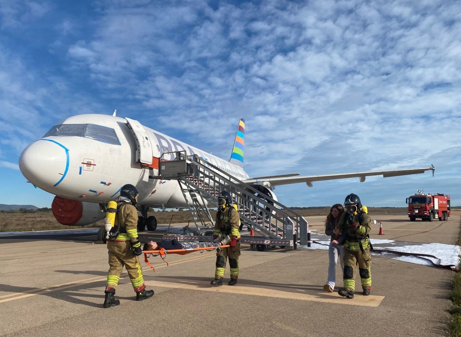 Simulacre en l'aeroport de Castelló