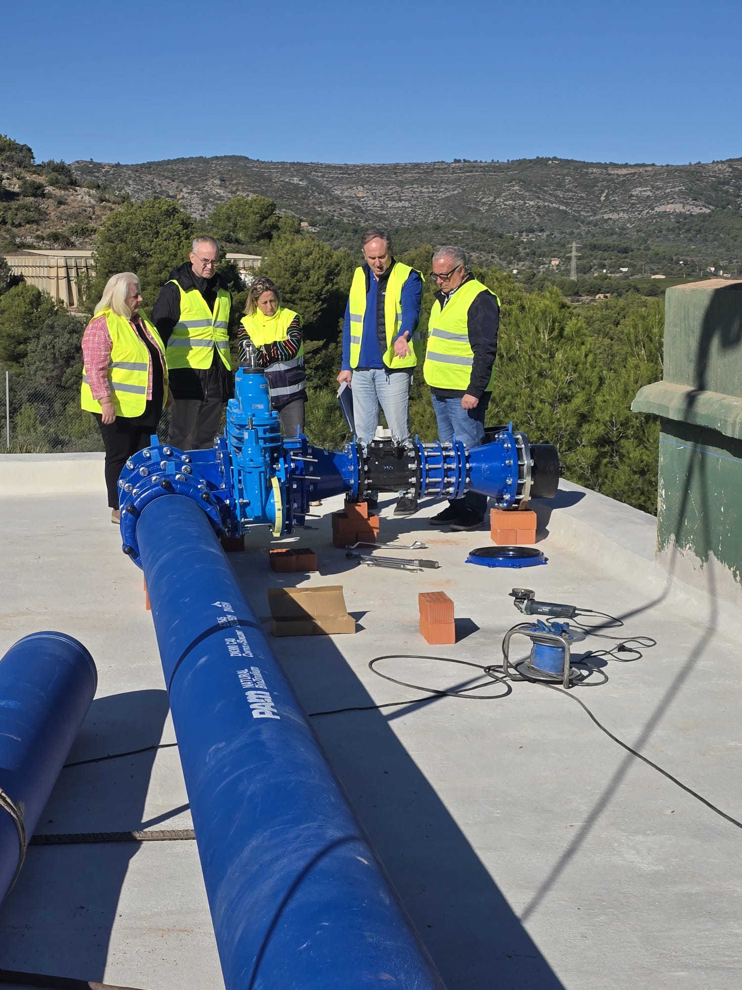 Obres en el sistema de proveïment i en la xarxa d'aigua potable de la urbanització El Balcó d'Orpesa