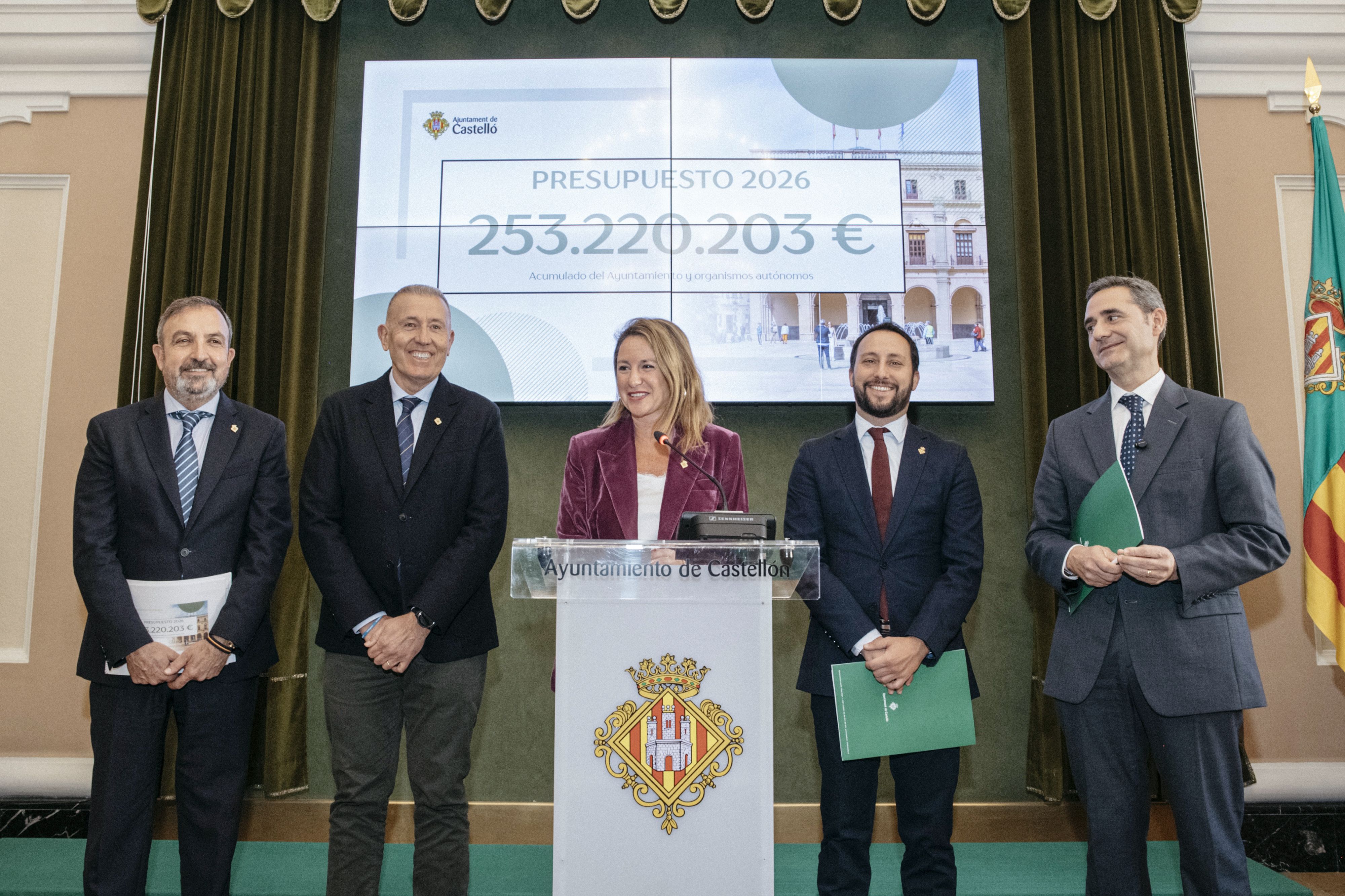 Carrasco presenta els pressupostos 2026 de Castelló
