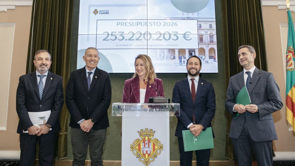 Carrasco presenta els pressuposts 2026 de Castelló