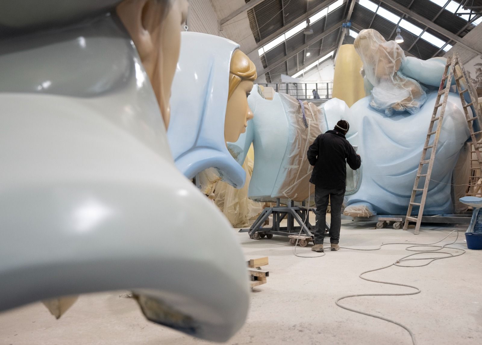 Creació del Betlem Gegant de la Diputació de Castelló