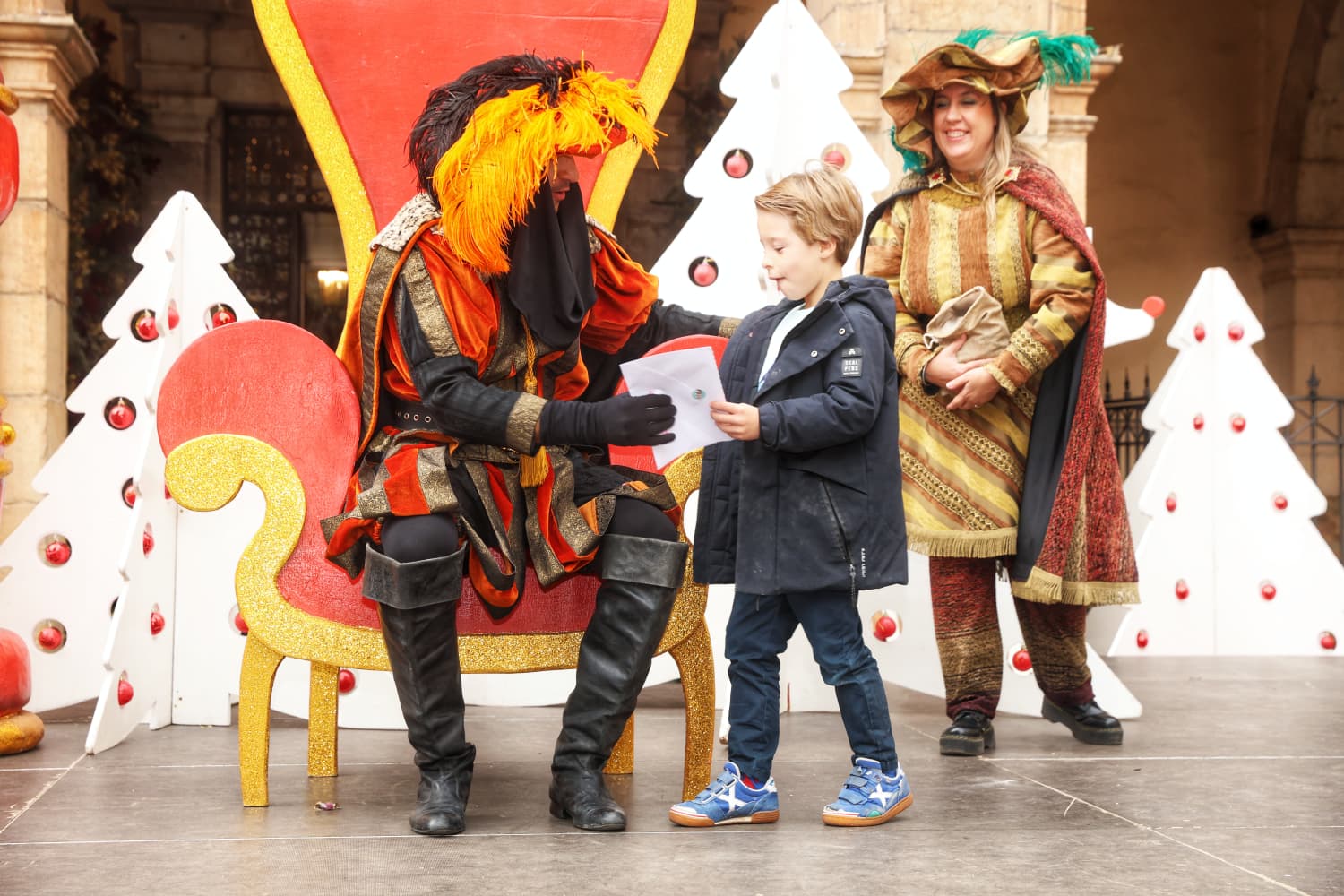 Llegada del Cartero Real a Castellón Llegada del Cartero Real a Castellón