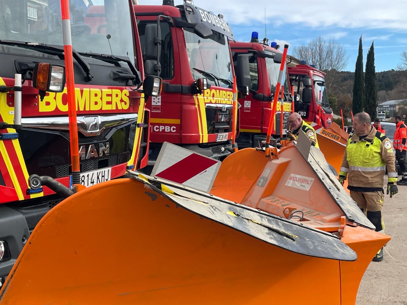 Màquines llevaneu dels Bombers de Castelló
